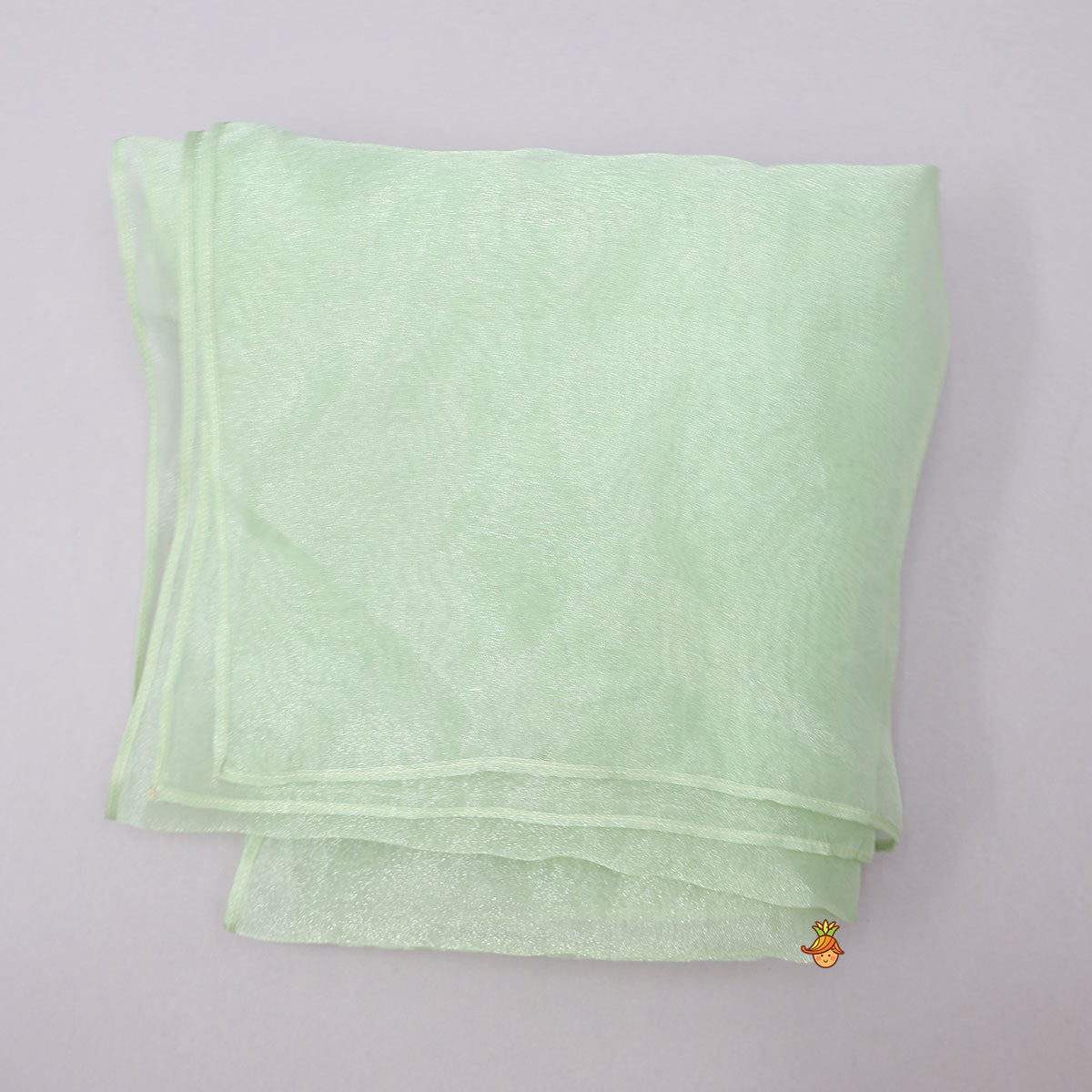 Flared Strappy Kurti With Palazzo And Contrasting Dupatta