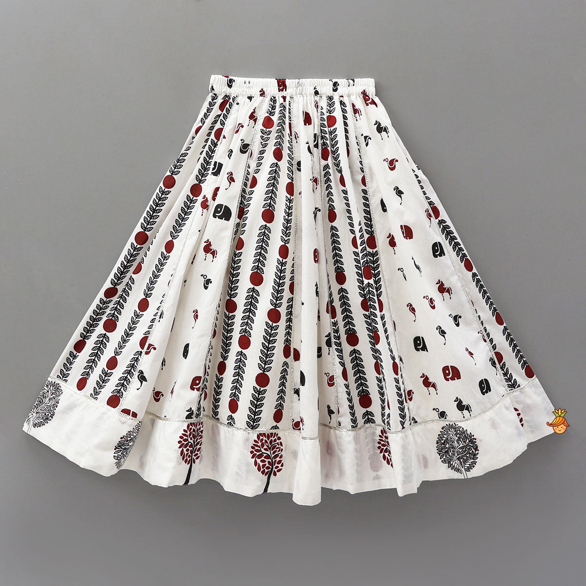 Back Knot Detail Top And Lehenga