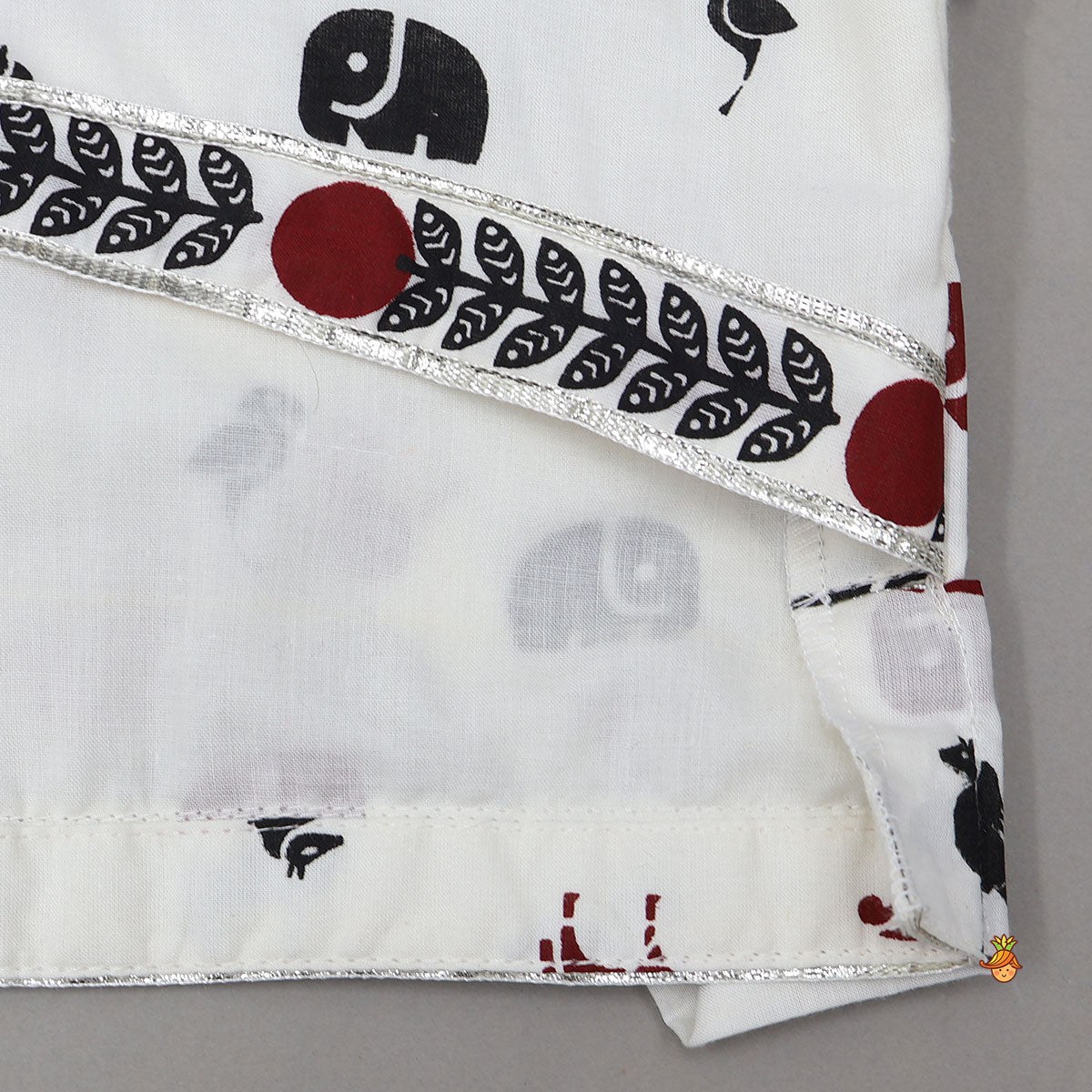 Back Knot Detail Top And Lehenga