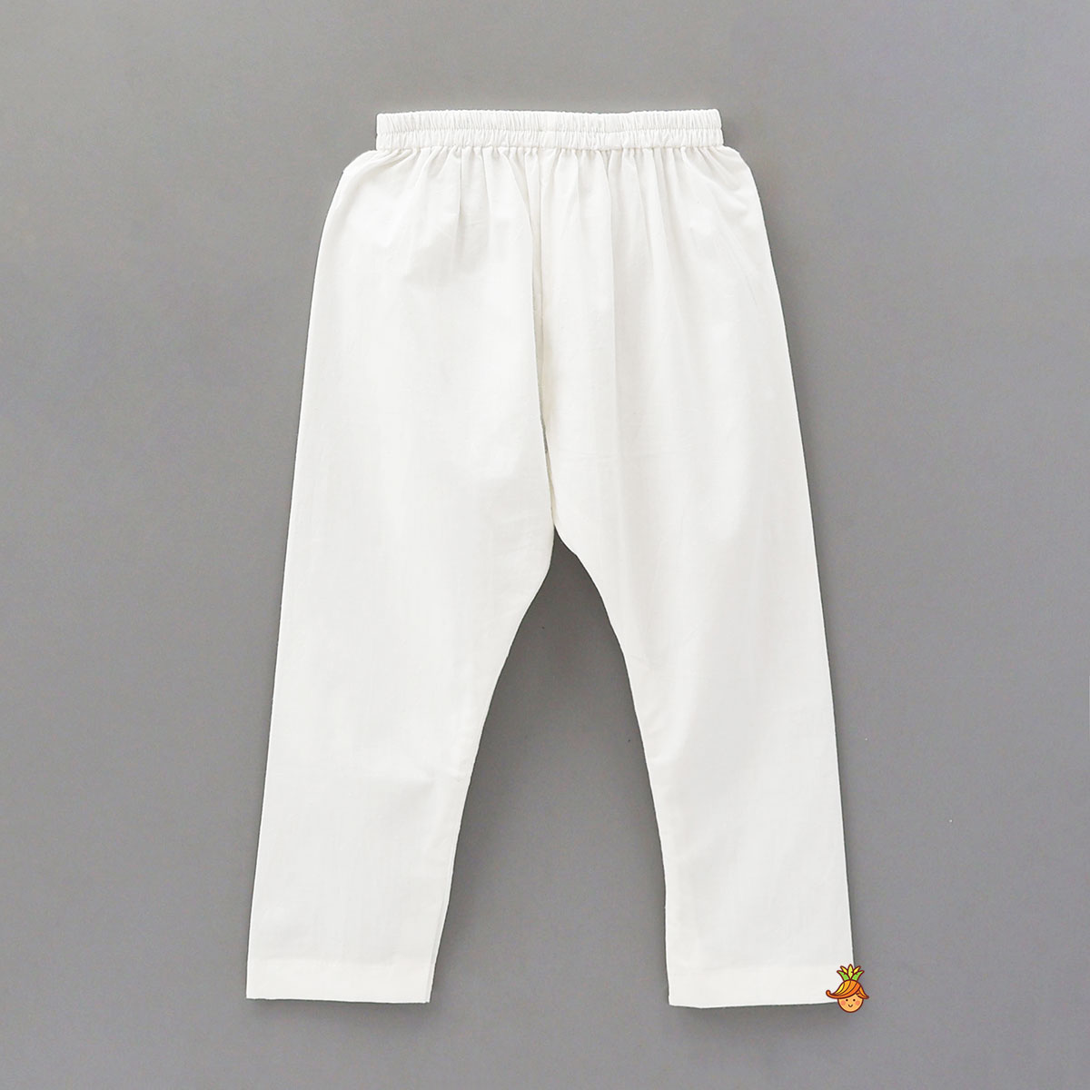 Vertical Striped Kurta With Printed Jacket And Pyjama