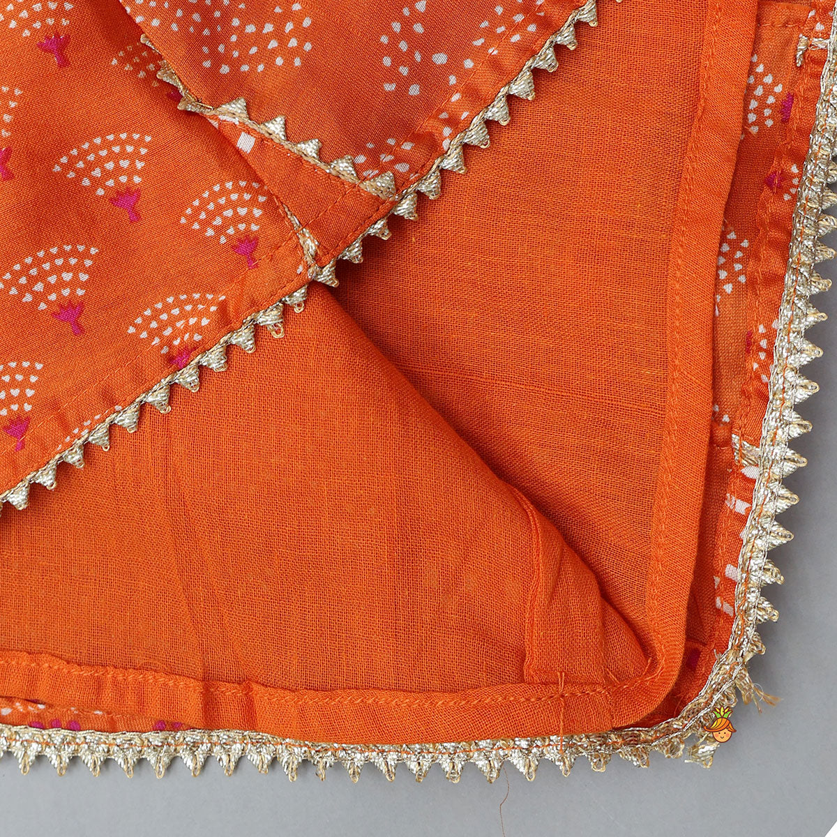 Pleated Neckline Kurti And Matching Pant