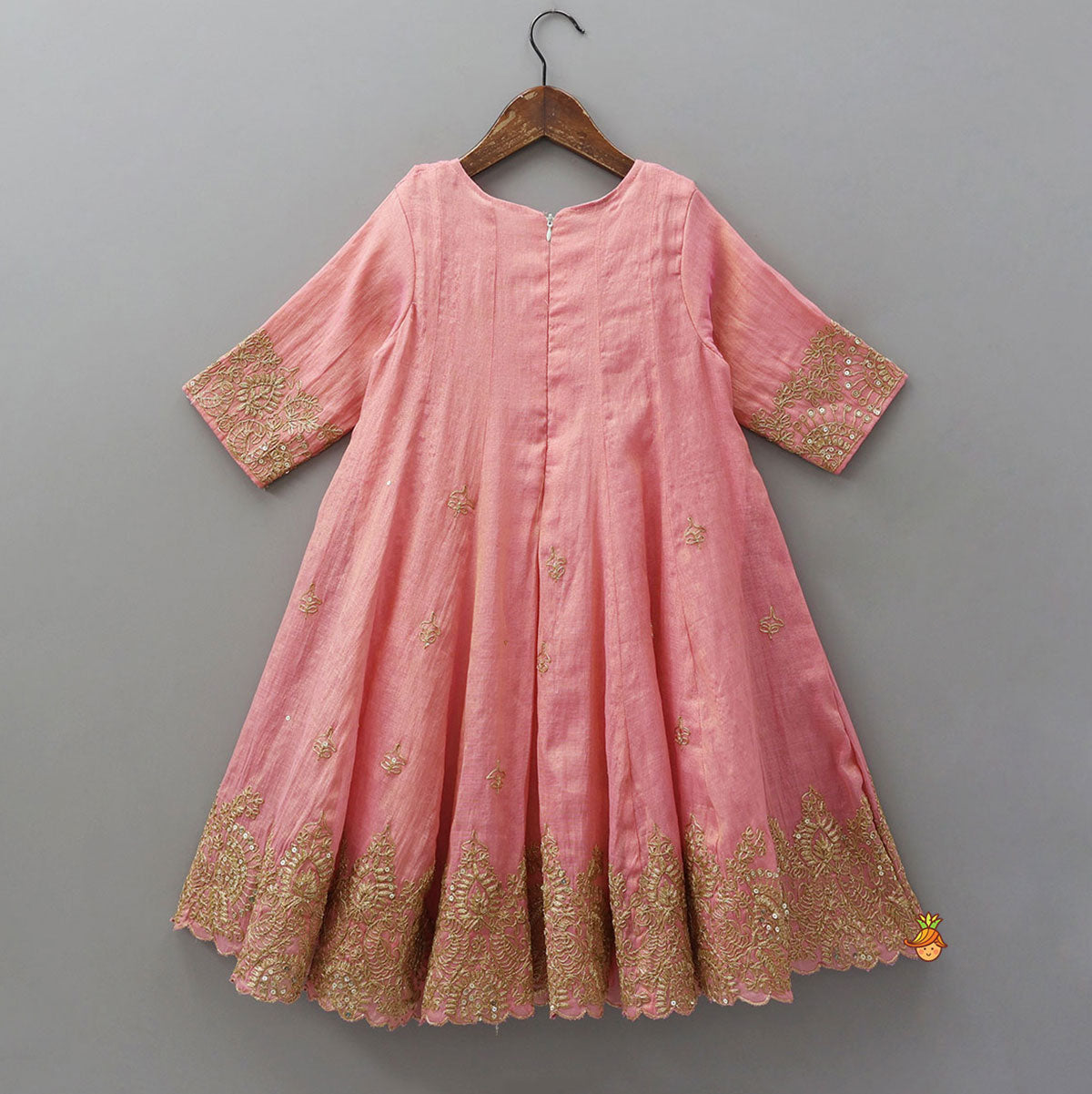 Shimmery Gorgeous Anarkali With Matching Dupatta