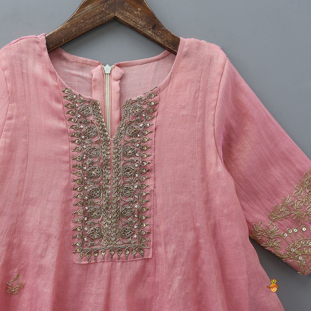 Shimmery Gorgeous Anarkali With Matching Dupatta