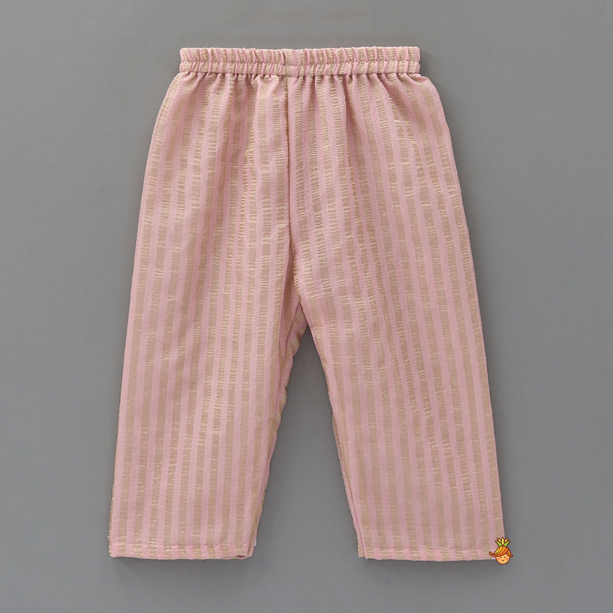 Flared Sleeve Striped Kurti And Pant