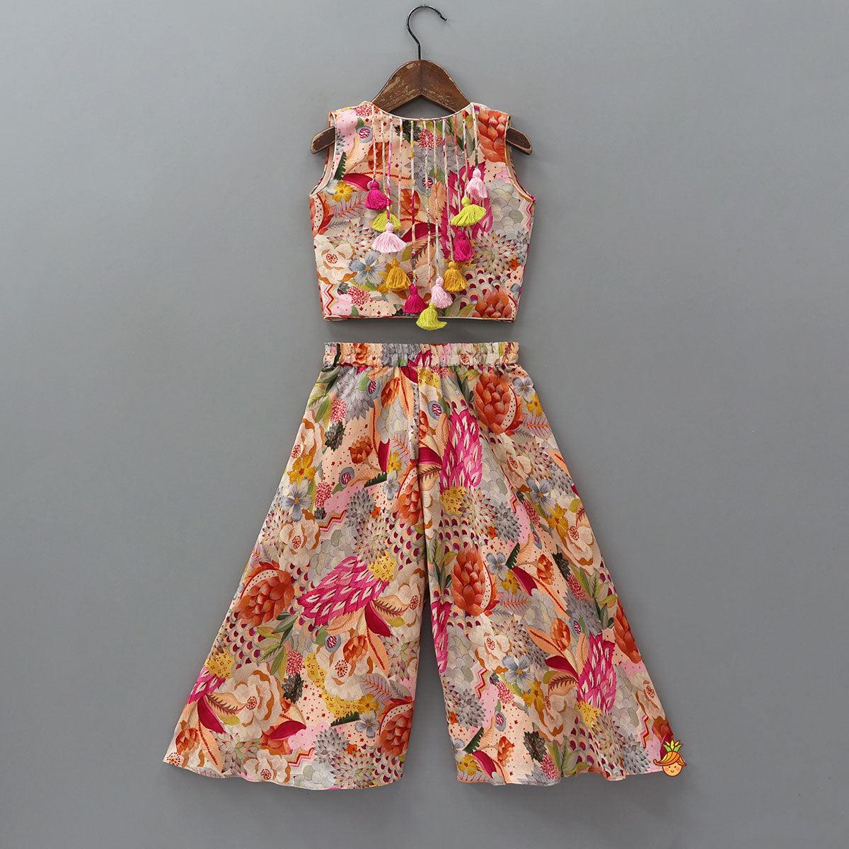 Fringes Top And Flared Palazzo