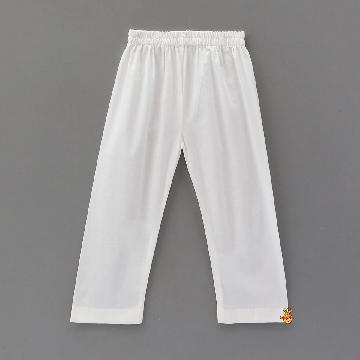 Ethnic Kurta With Adorable Floral Work Jacket And Pyjama