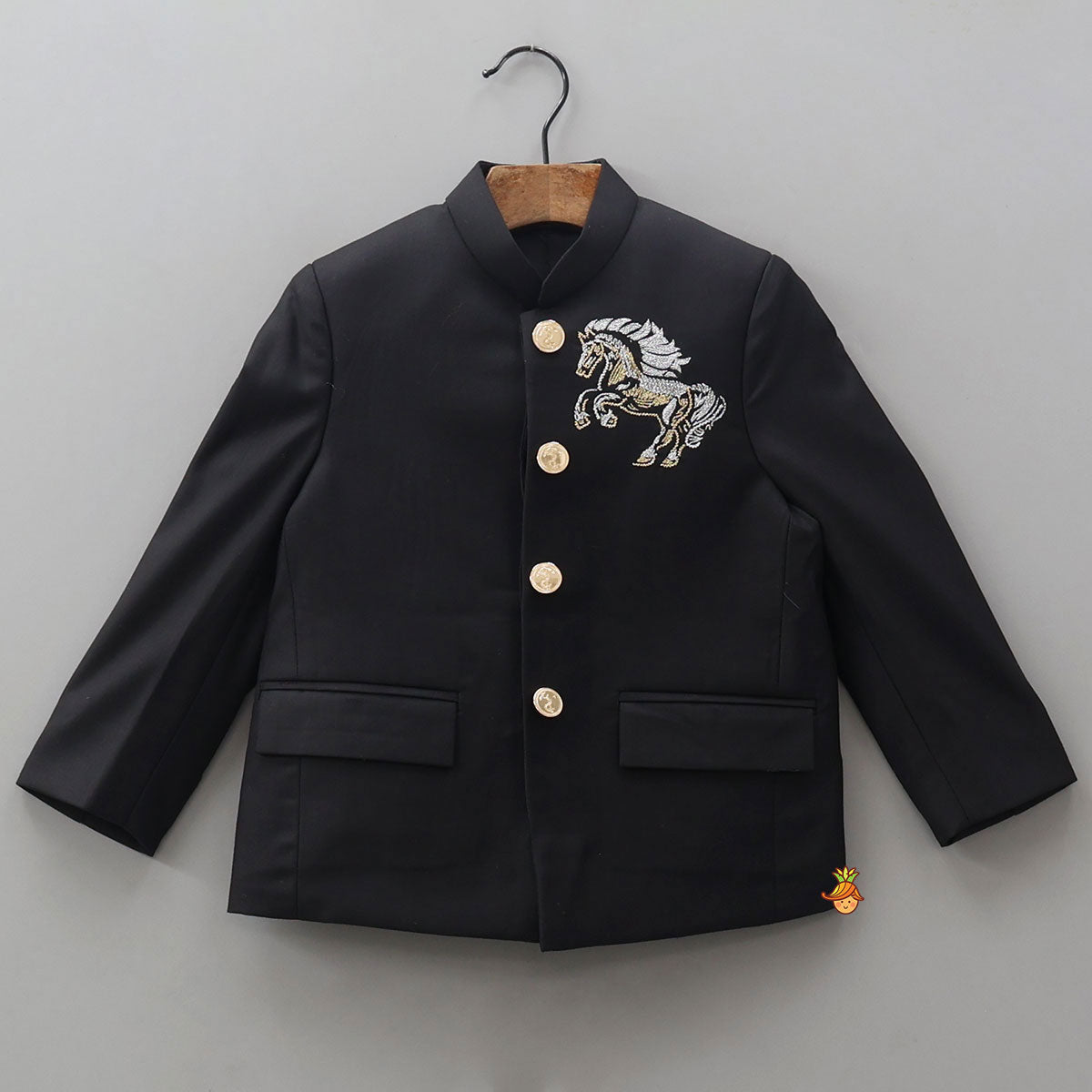 Dual Pocket Detail Elegant Sherwani And Pant