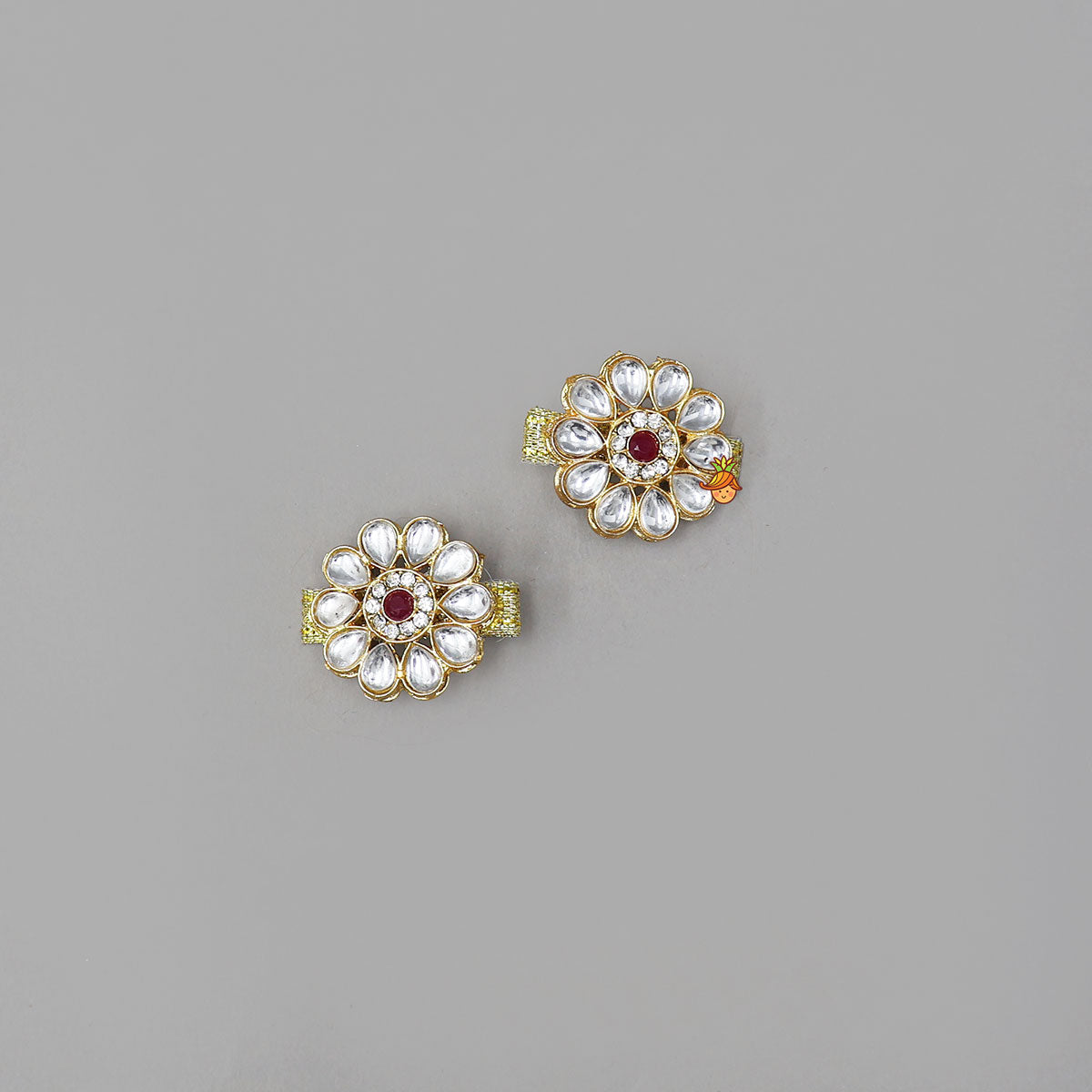 Beautiful Floral Hair Clips - Set Of 2