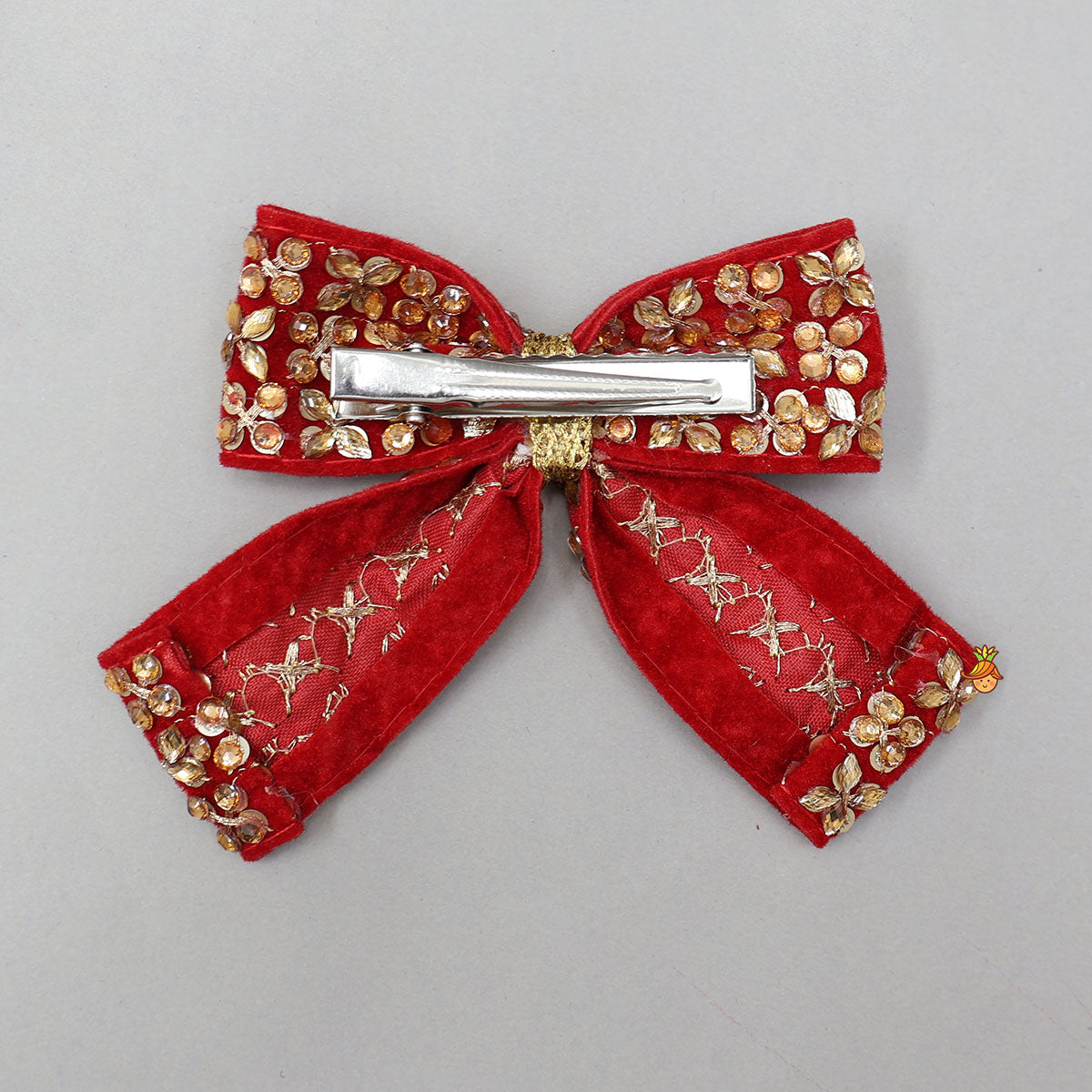 Intricately Embroidered Eye-Catching Hair Clip