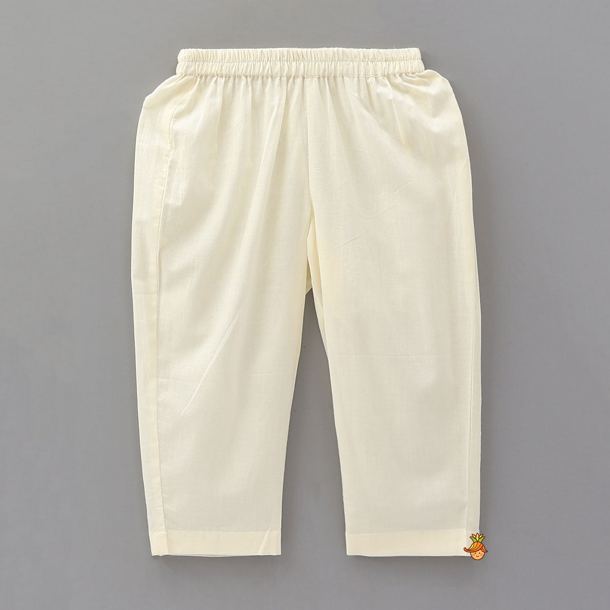 Pocket Detail Kurta With Printed Jacket And Pyjama