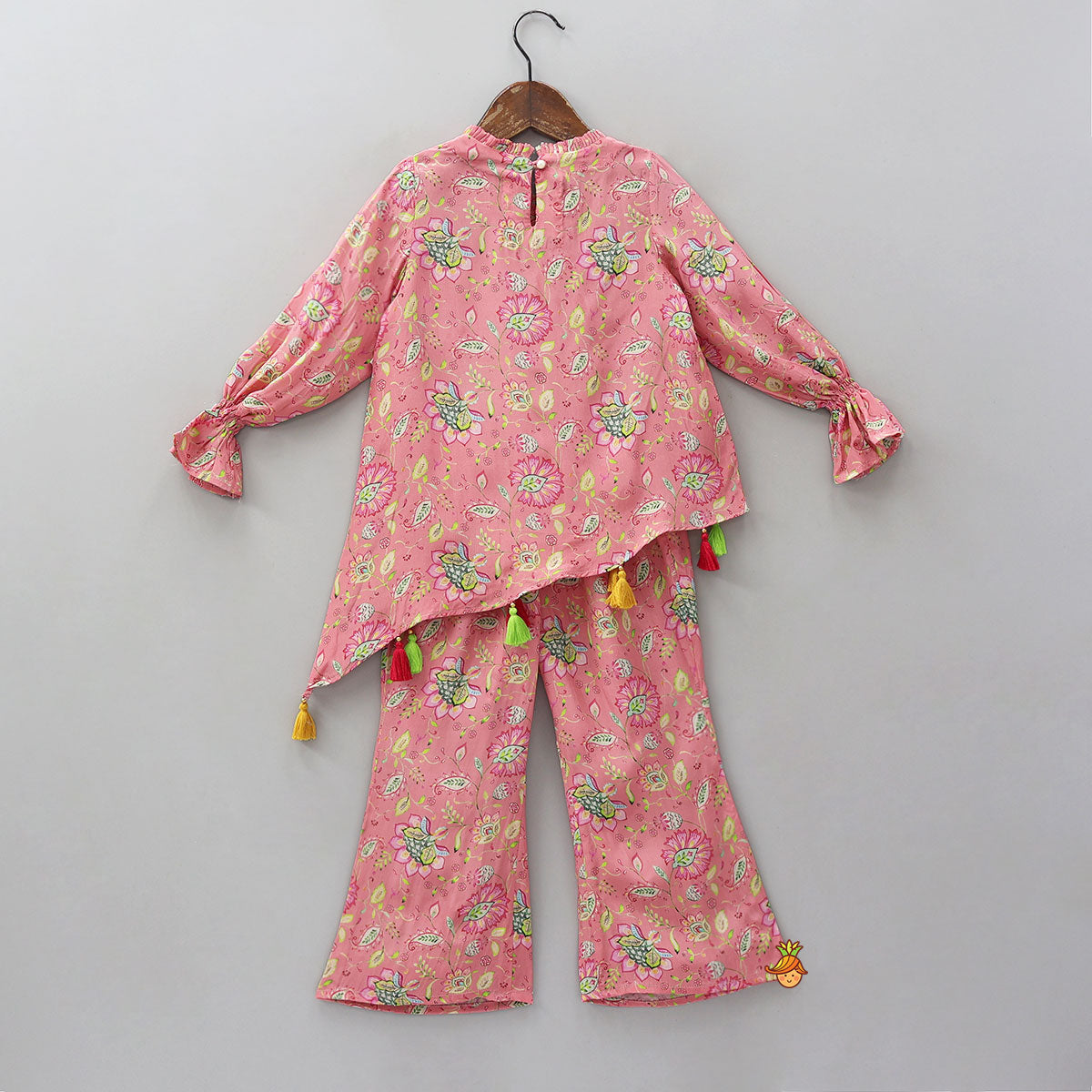 Asymmetric Kurti And Flared Pant