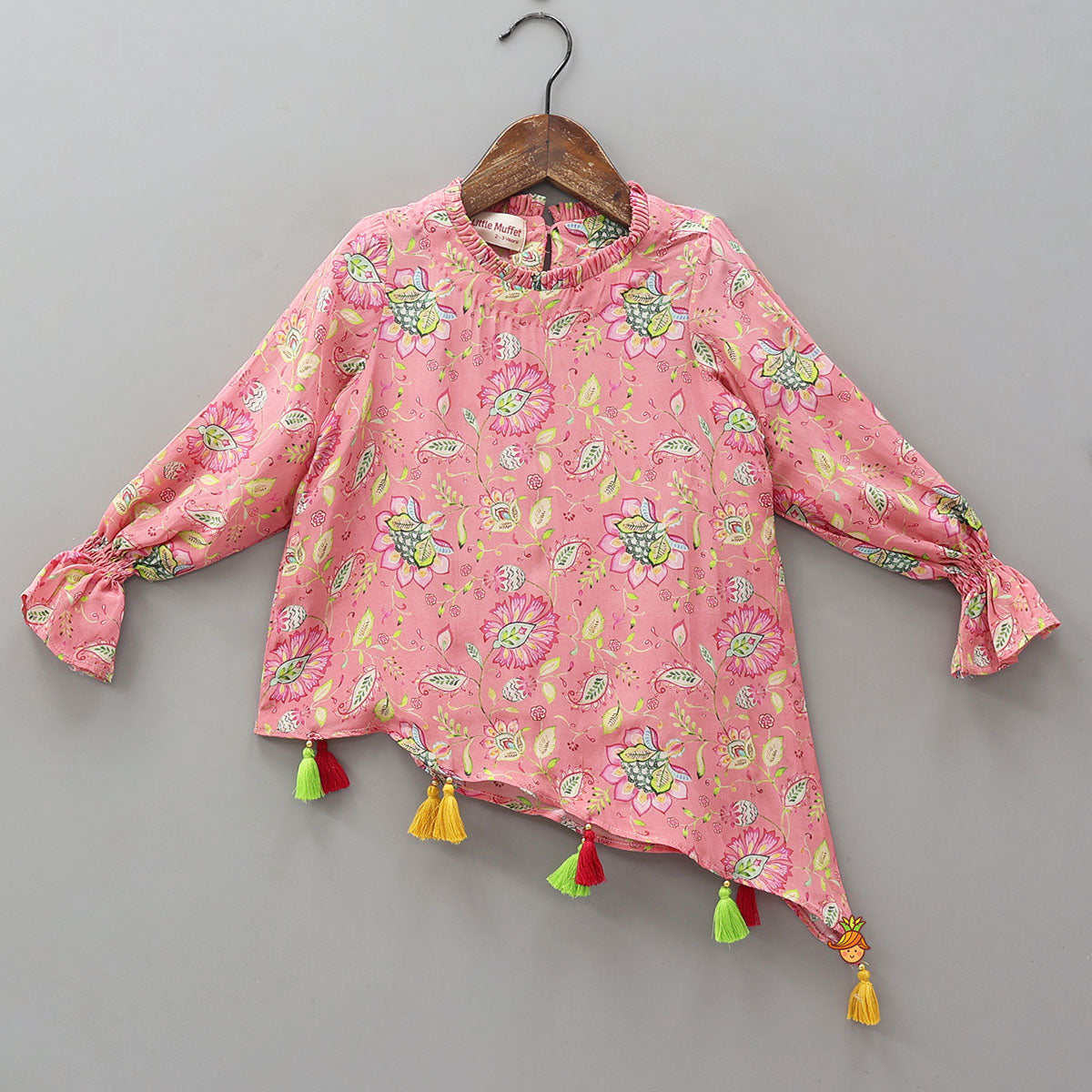 Asymmetric Kurti And Flared Pant