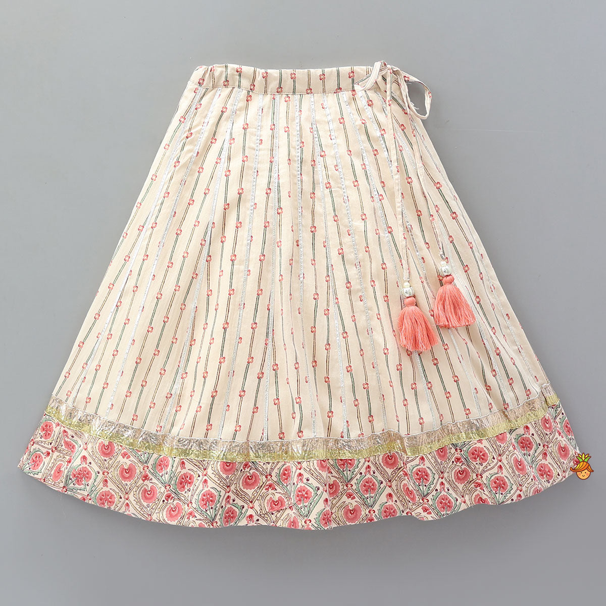 Printed Stylish Top And Lehenga