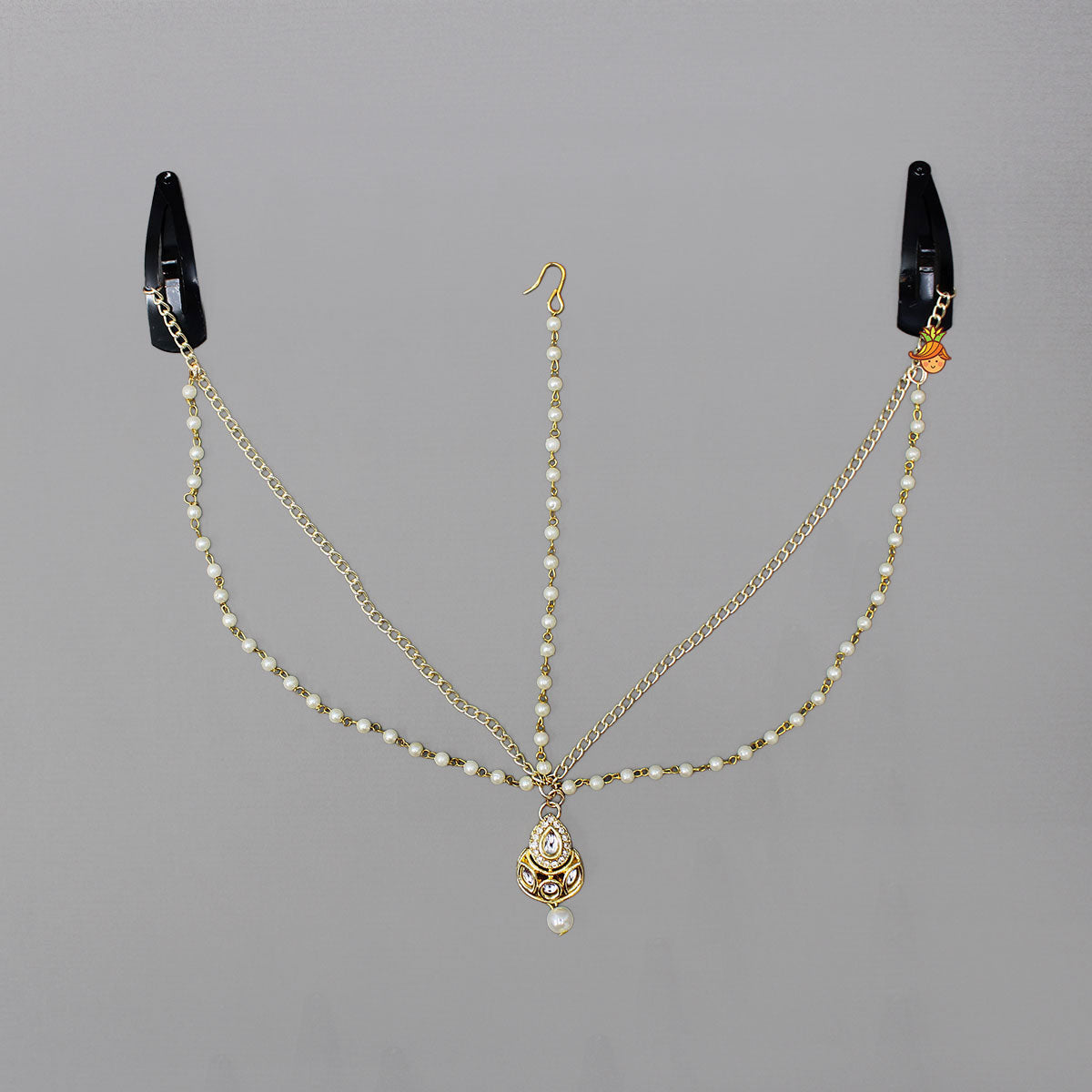 Exquisite Layered Chain Maang Tikka