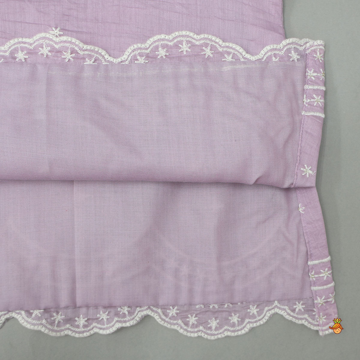 Booti Embroidered Kurti And Sharara With Matching Dupatta