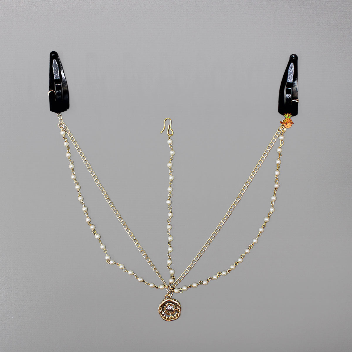 Beautiful Three-Layer Chain Maang Tikka