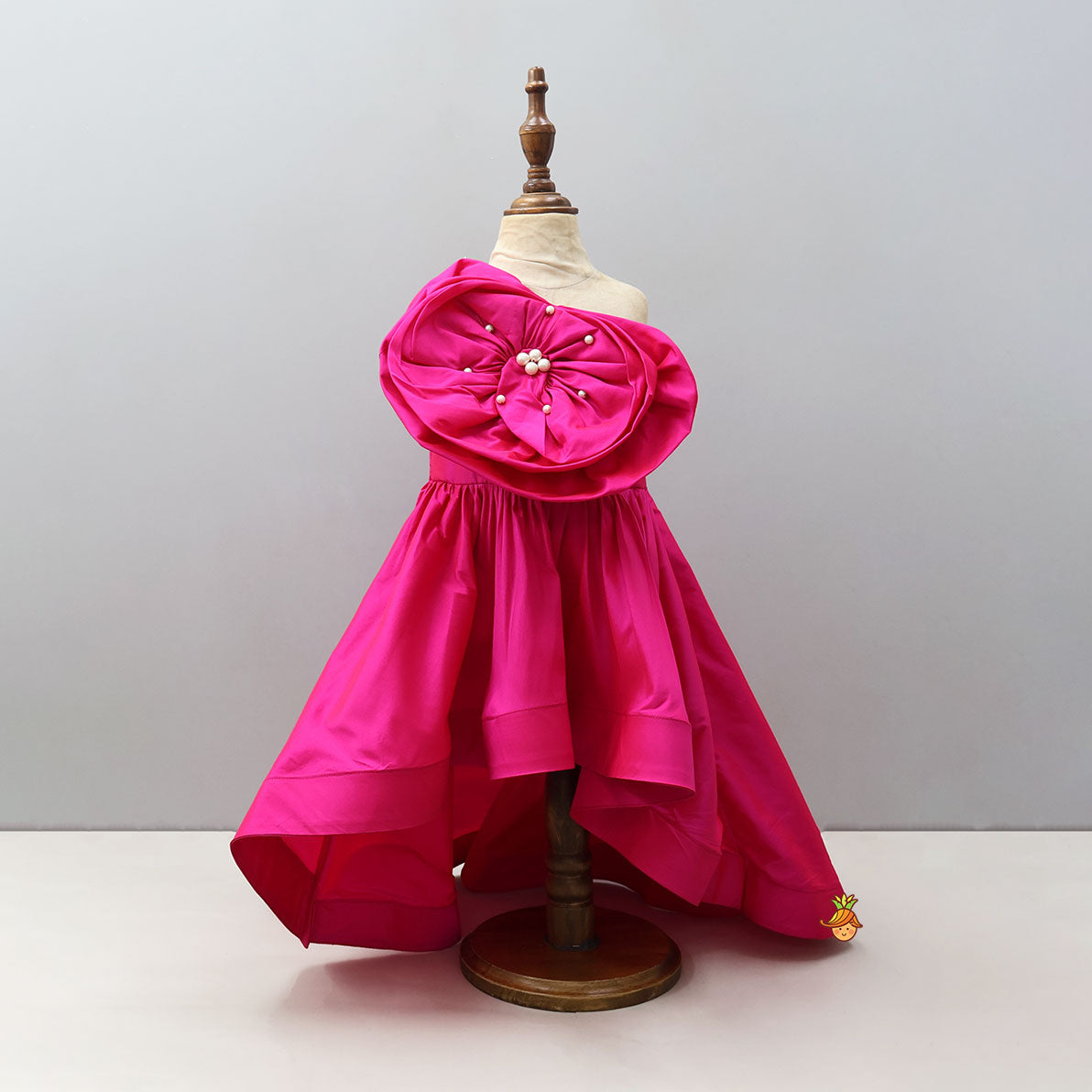 One-Shoulder High-Low Gown