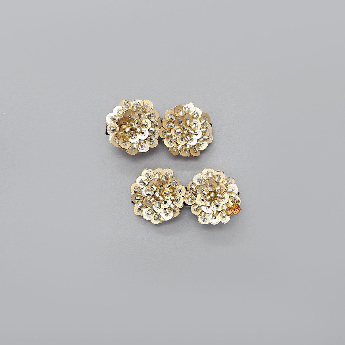 Sequined Hair Clips - Set Of 2