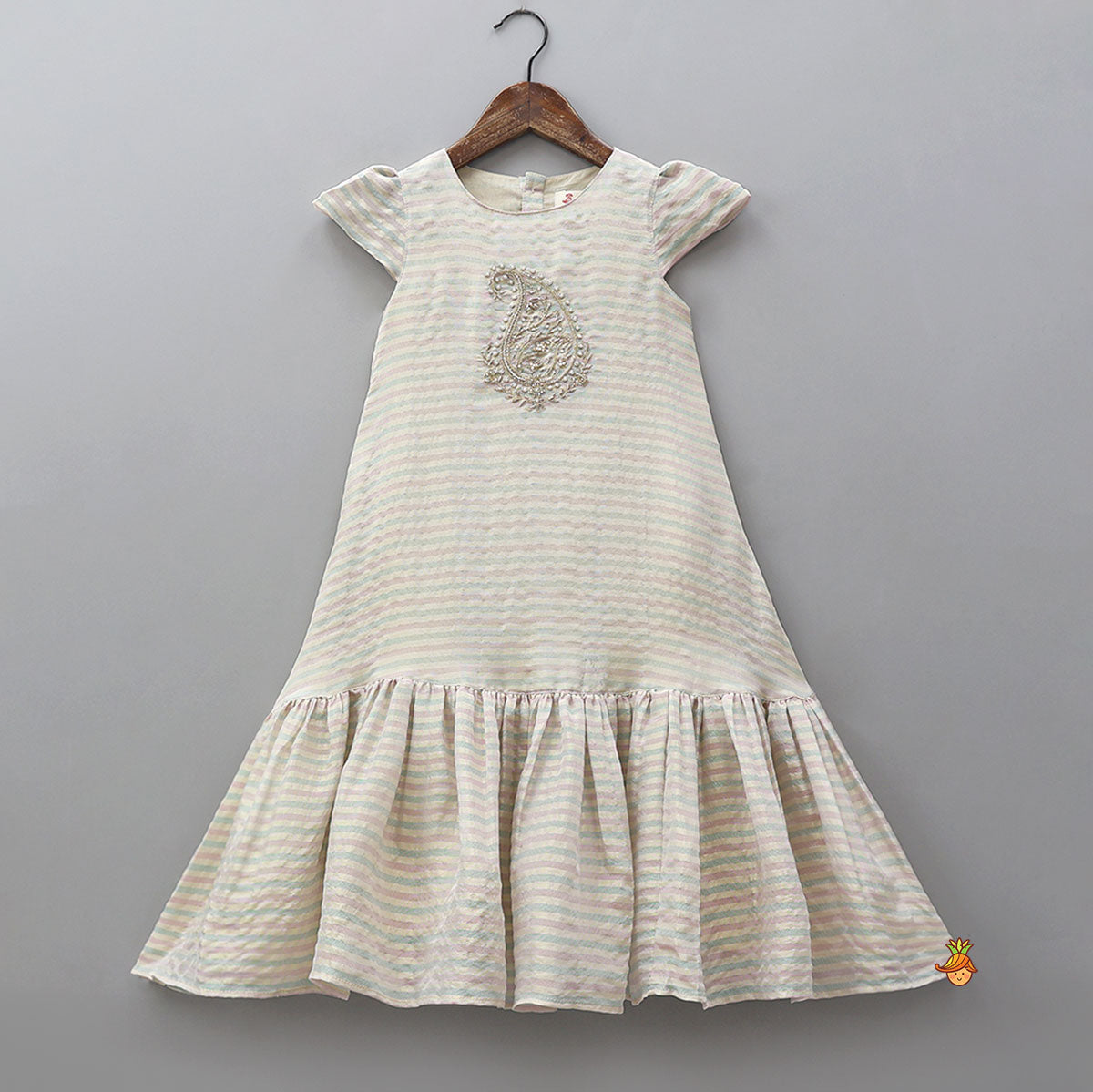 Striped Sheen Elegant Kurti
