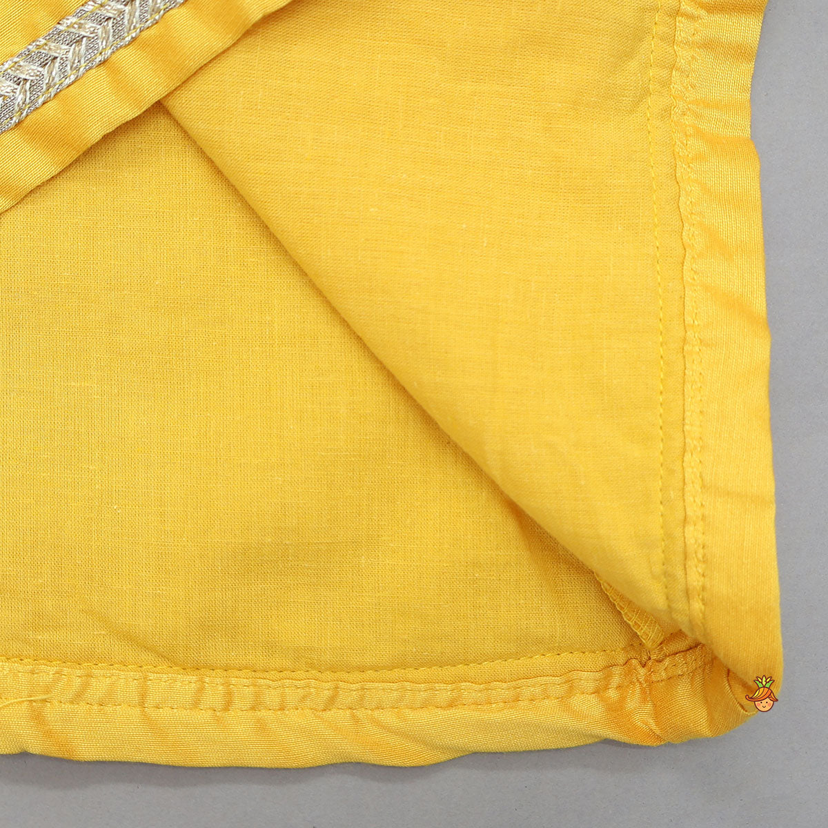 Embroidered Kurti And Tulip Dhoti With Net Dupatta