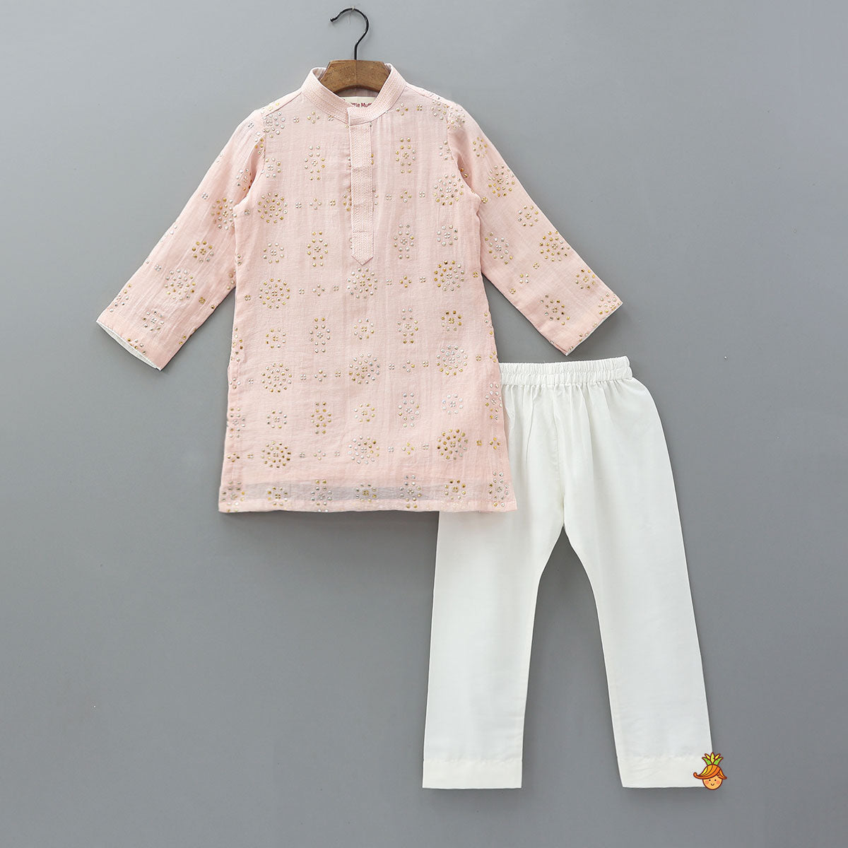 Ethnic Chanderi Kurta And Pyjama