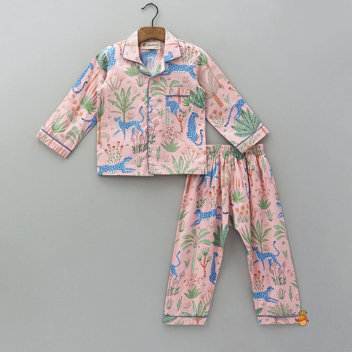 Jungle-Themed Printed Sleepwear