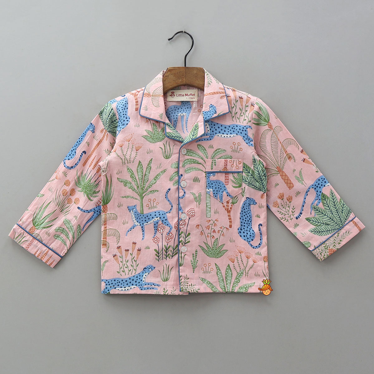 Jungle-Themed Printed Sleepwear