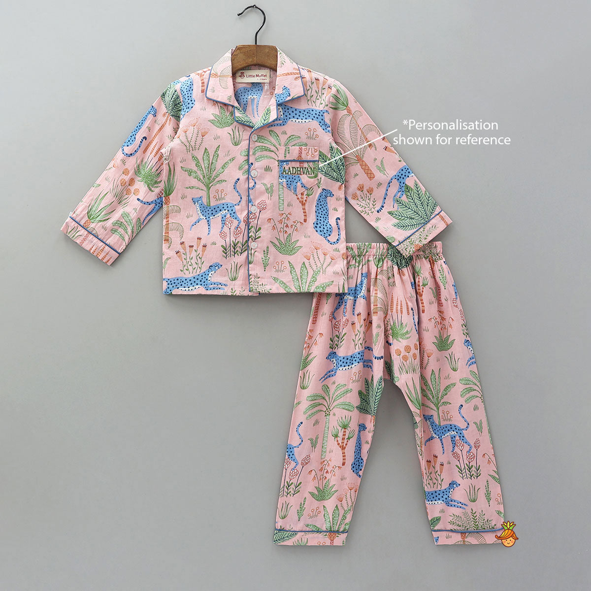 Jungle-Themed Printed Sleepwear