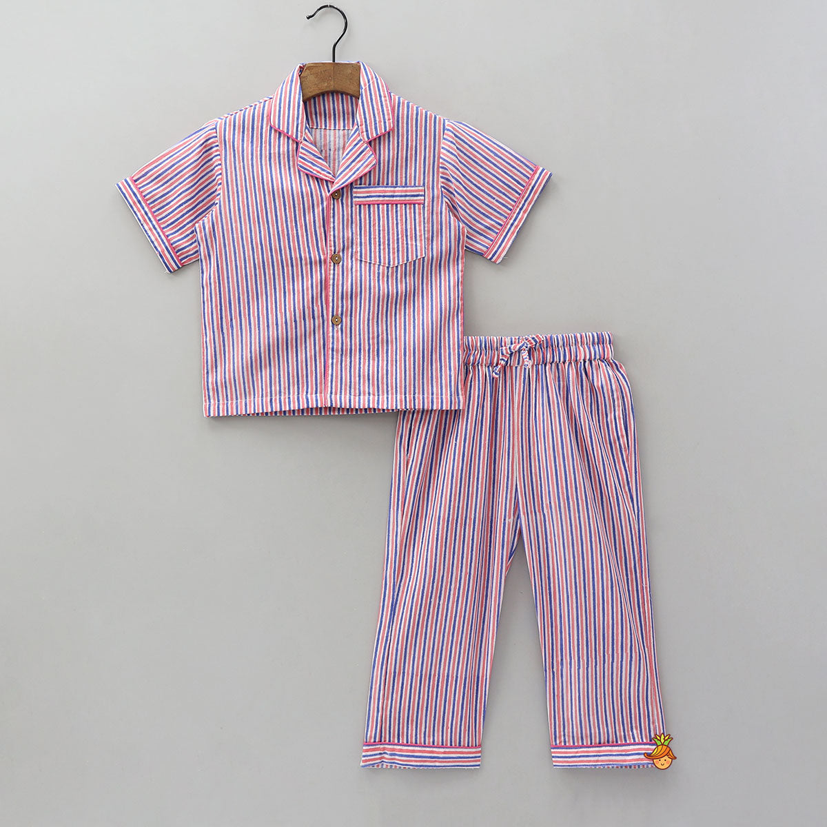 Striped Printed Sleepwear