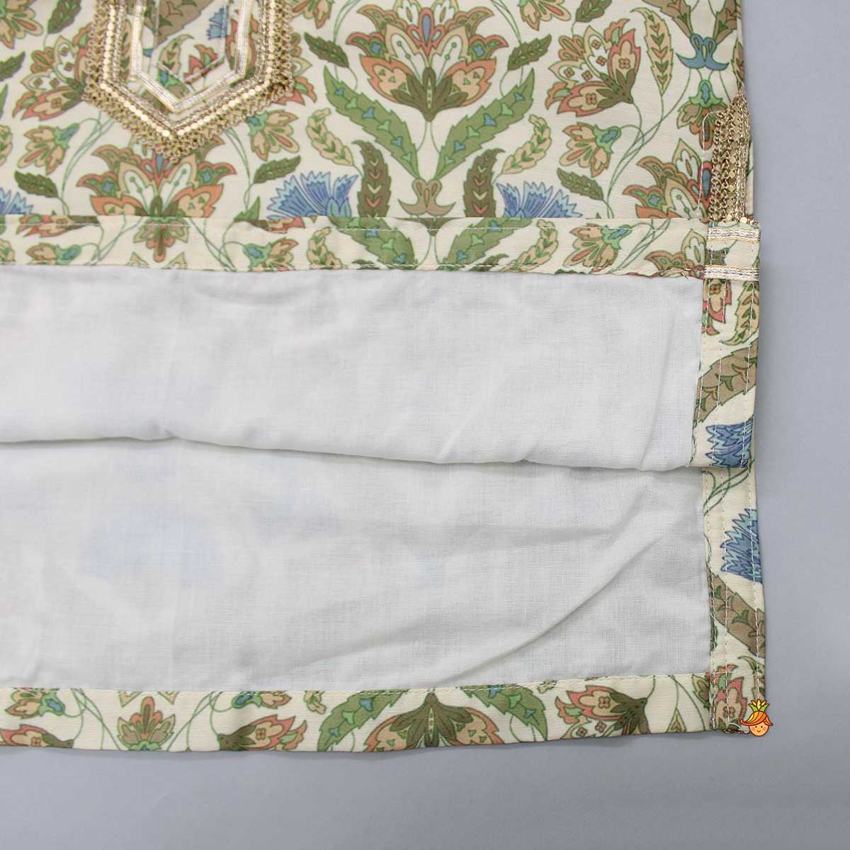 Floral Printed Kurta With Matching Pyjama