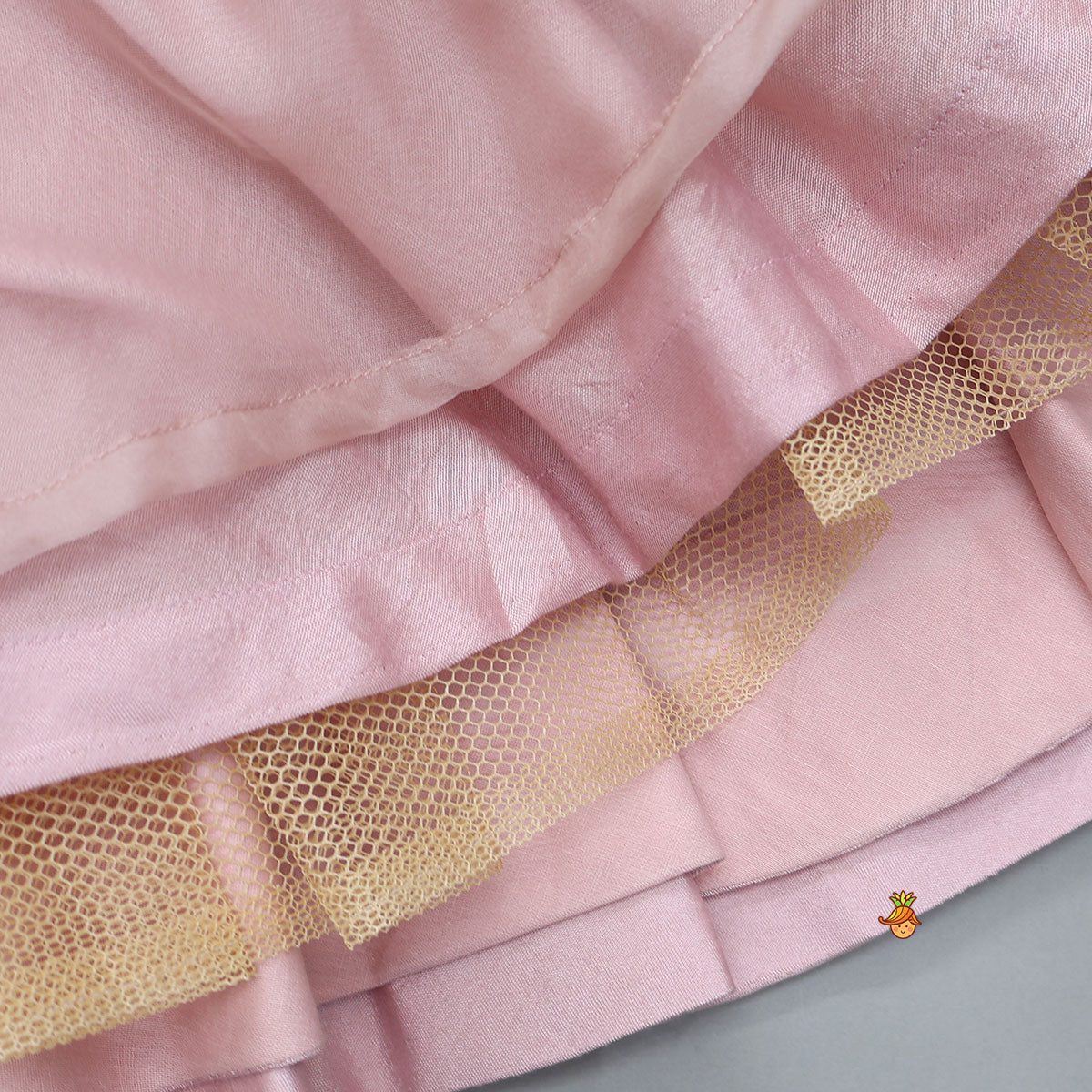 Heavy Embroidered Top And Lehenga With Organza Dupatta