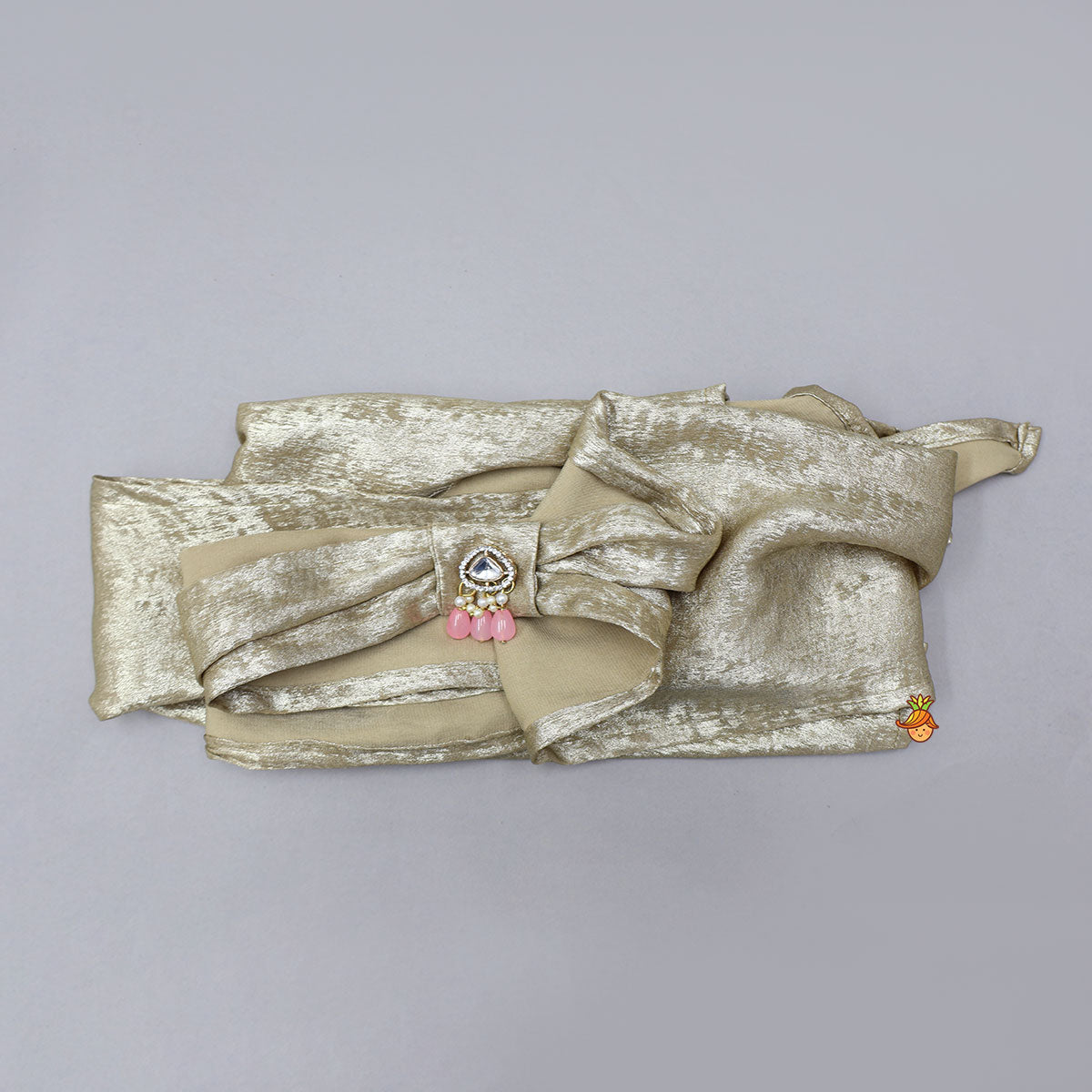 Sequin-Embroidered Sheen Crop Top And Lehenga With Coordinated Dupatta