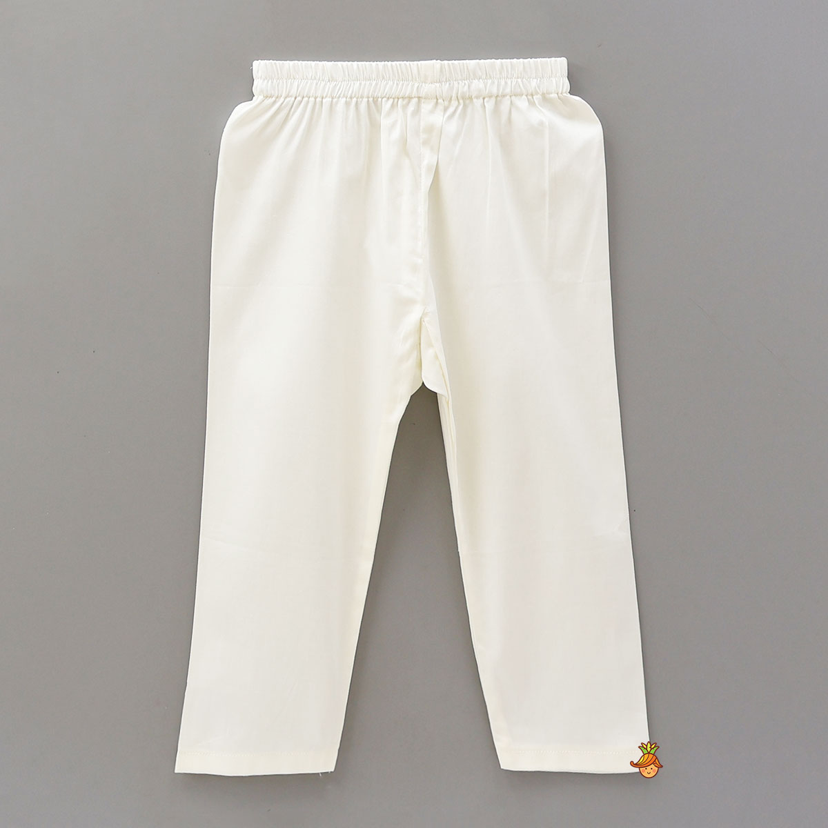 Front-Open Printed Ethnic Kurta With Pyjama