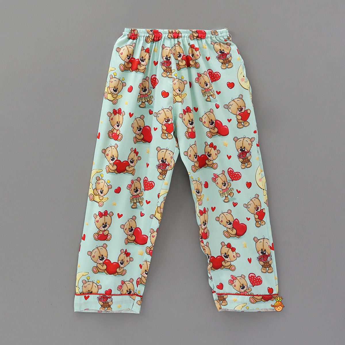 Sweet And Lovely Teddy Printed Sleepwear Set