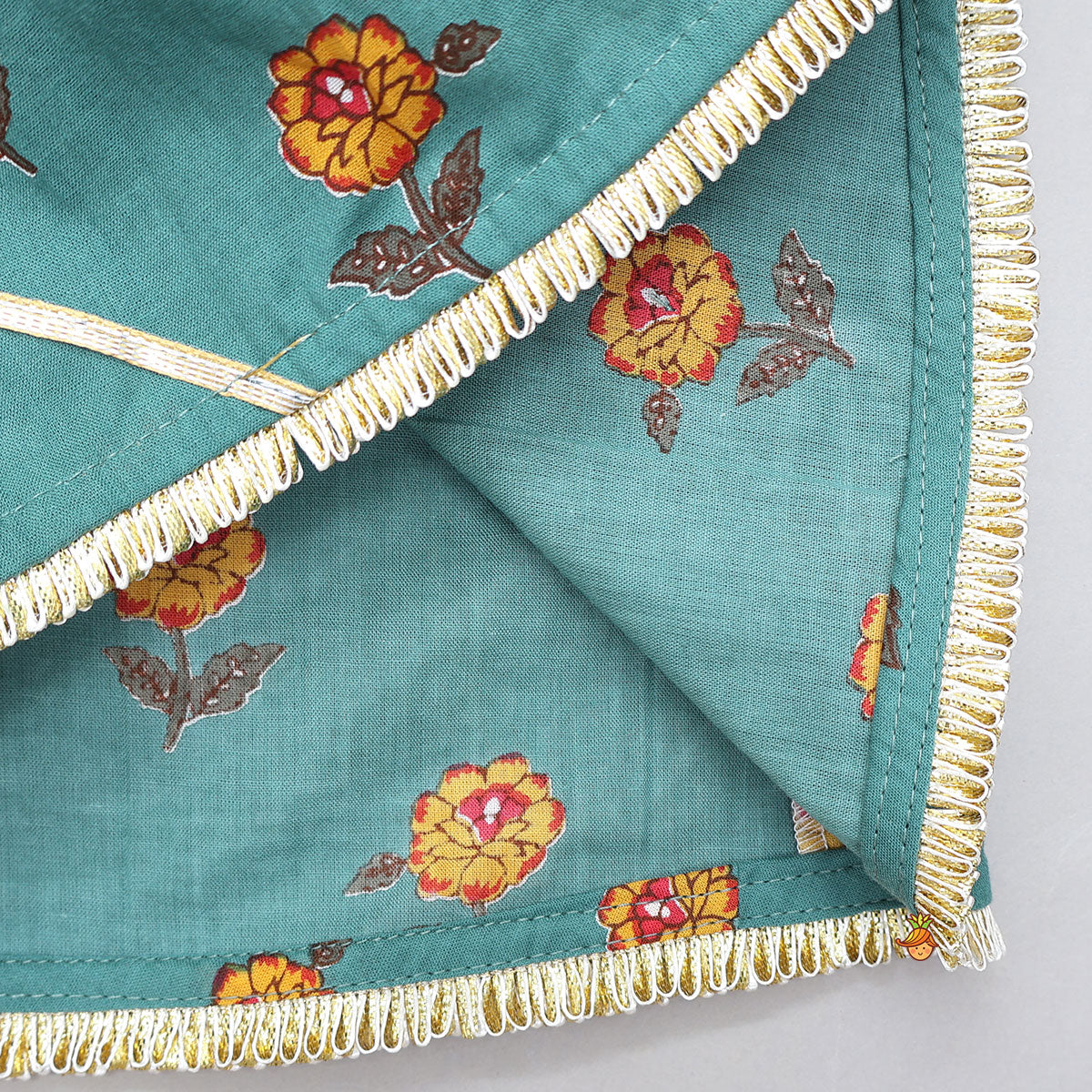 Beautifully Printed Angarkha Top With Sharara