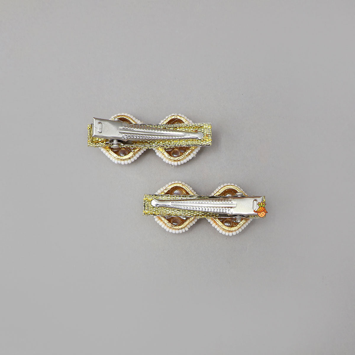 Floral Inspired Design Hair Clips - Set Of 2