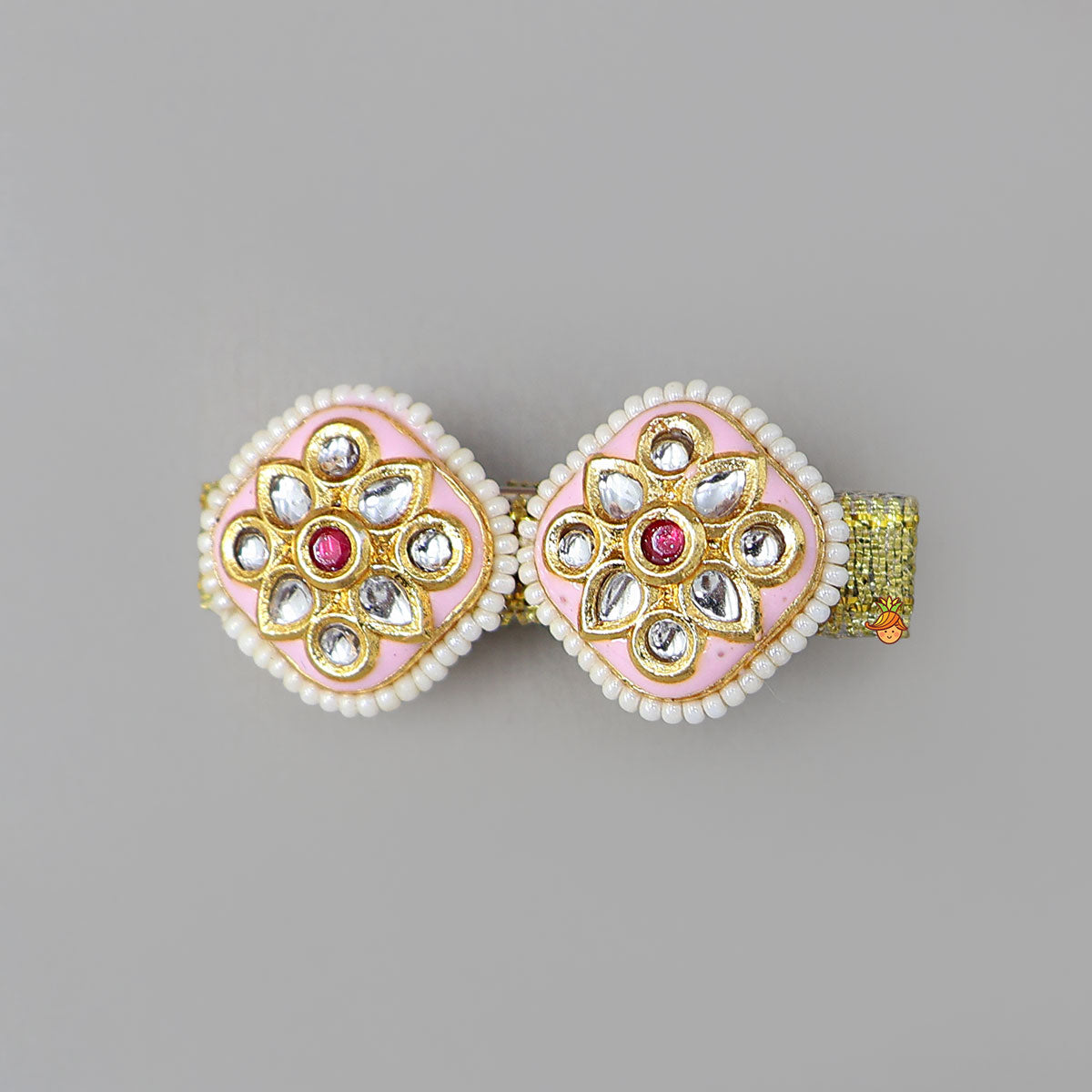 Floral Inspired Design Hair Clips - Set Of 2
