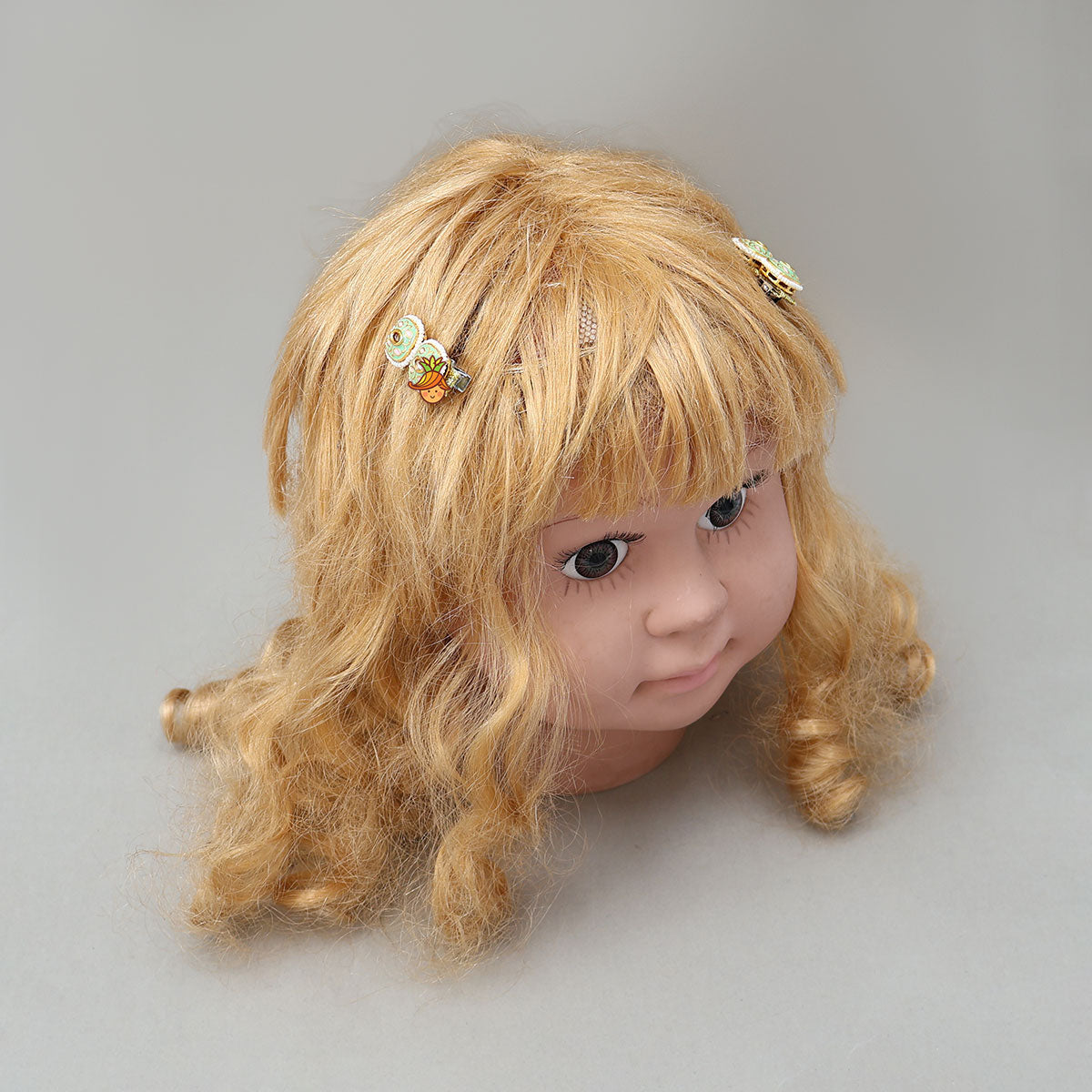 Beads Embellished Hair Clips - Set Of 2