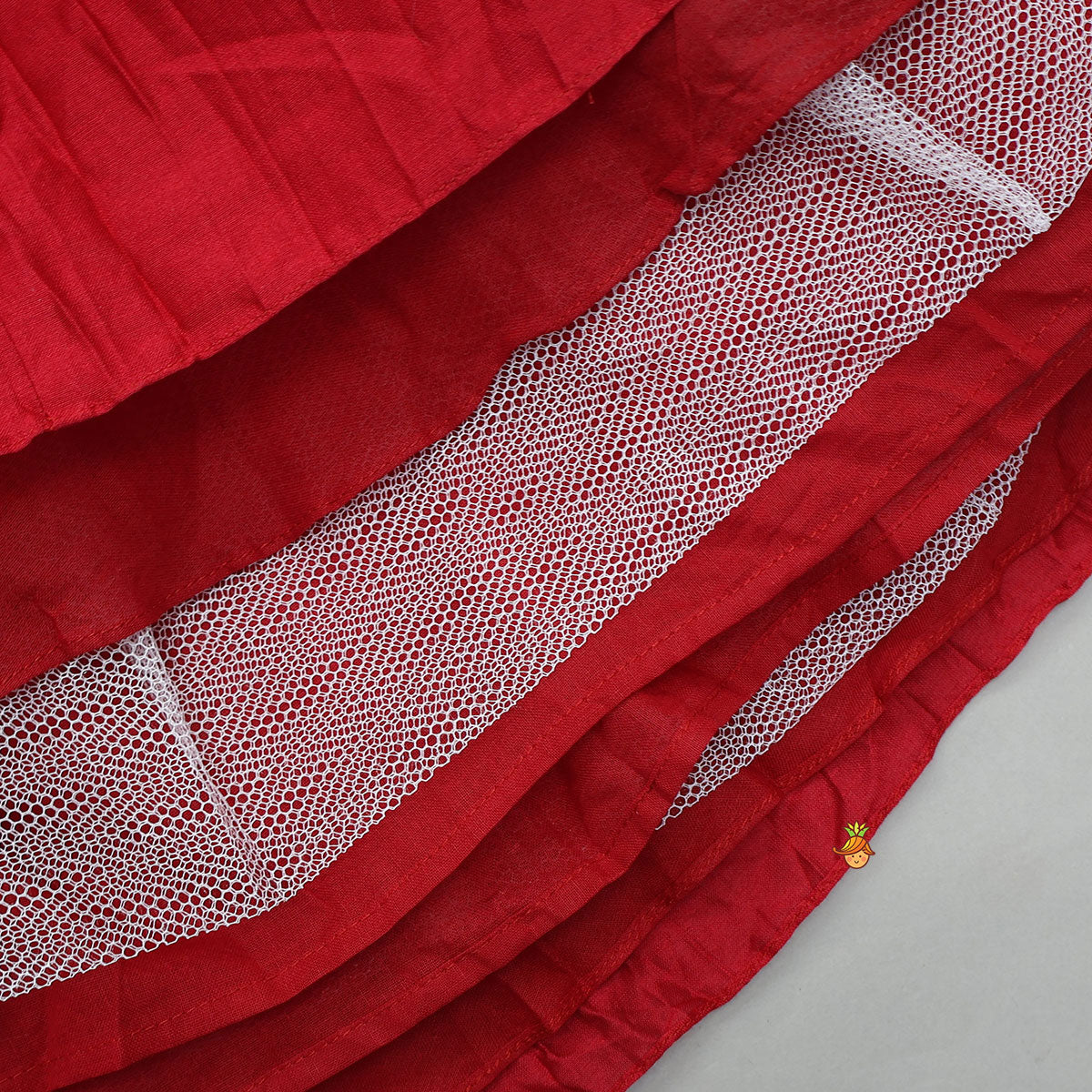Cape Style Hand Embroidered Top And Pleated Lehenga