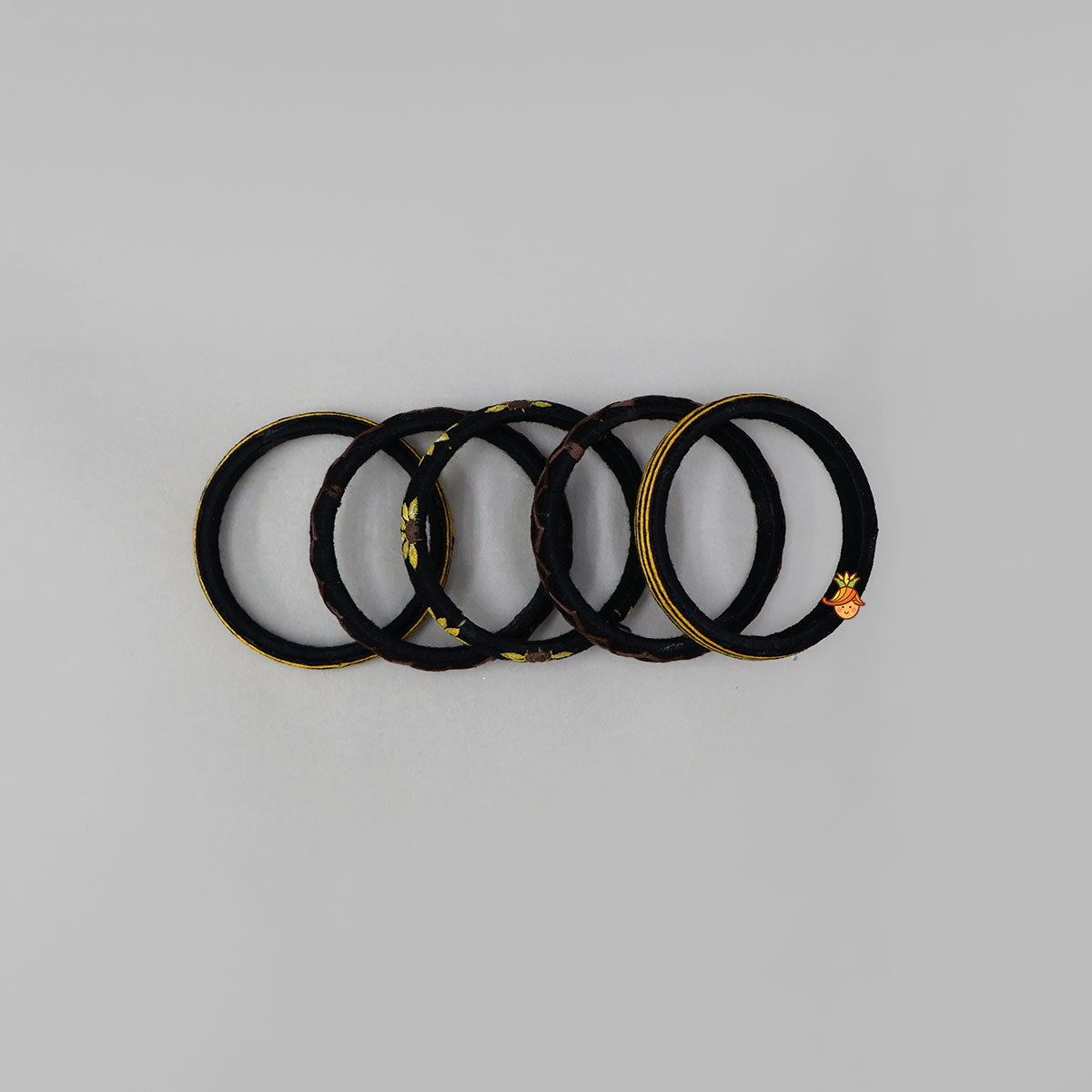 Hand-Painted And Handmade Cotton Thread Bangles