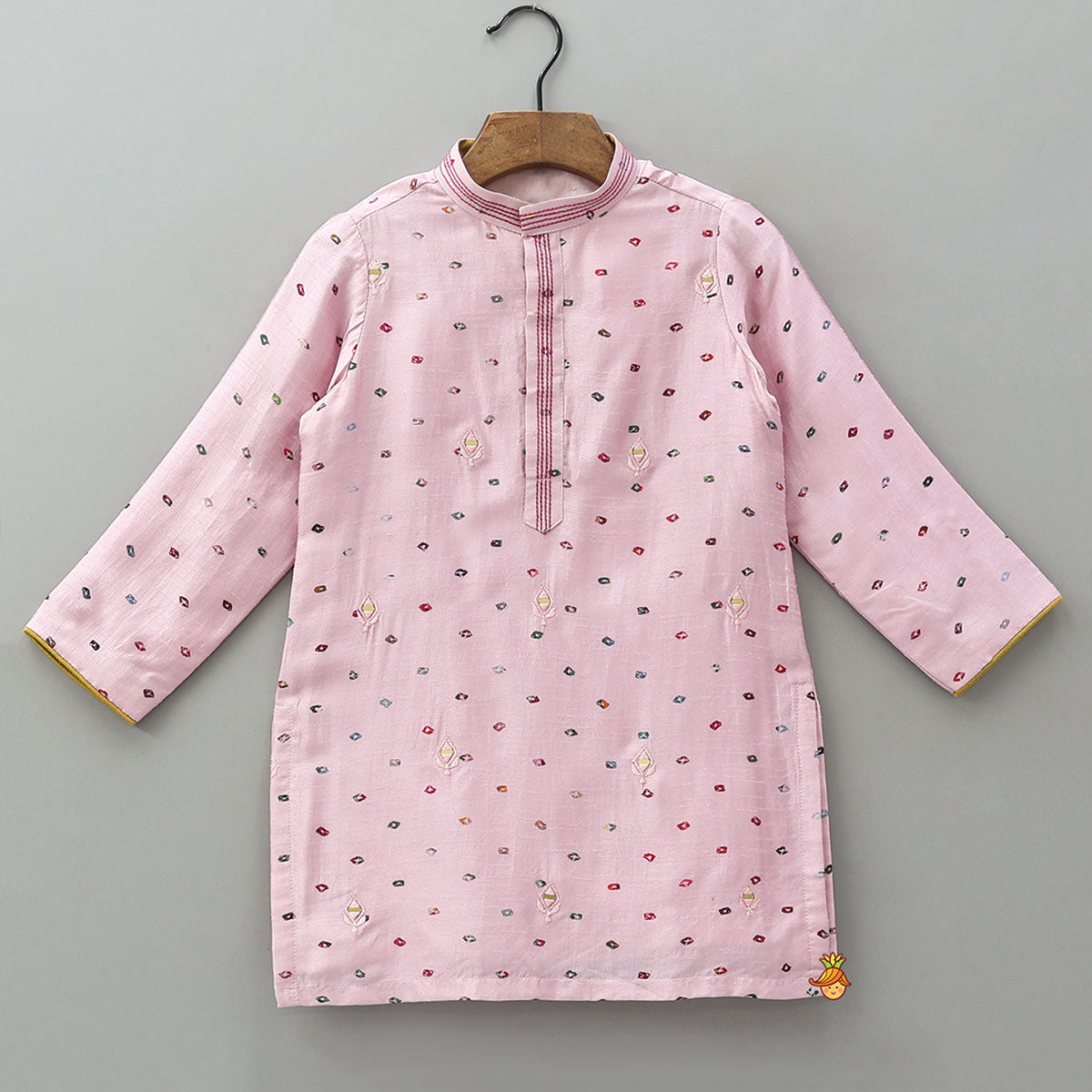 Bandhani Printed Kurta And Pyjama