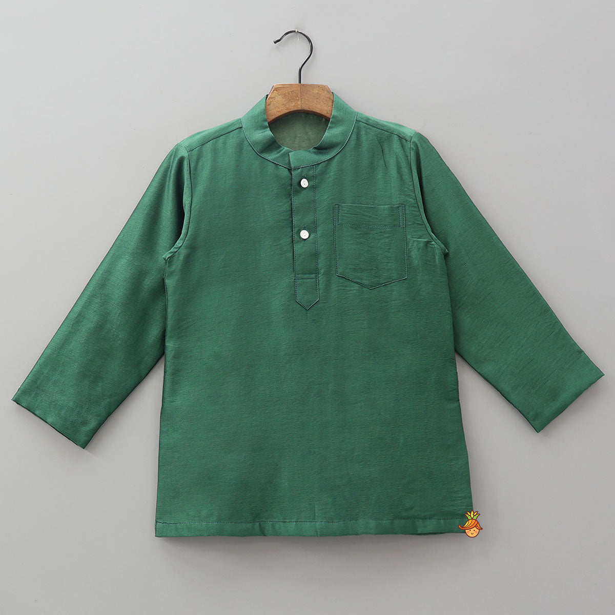 Bandhani Printed Kurta With Jacket And Pyjama