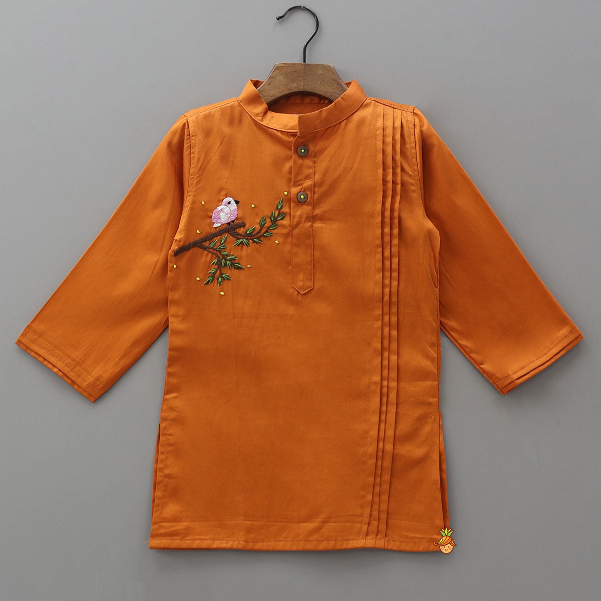 Beautifully Hand Embroidered Kurta With Pyjama