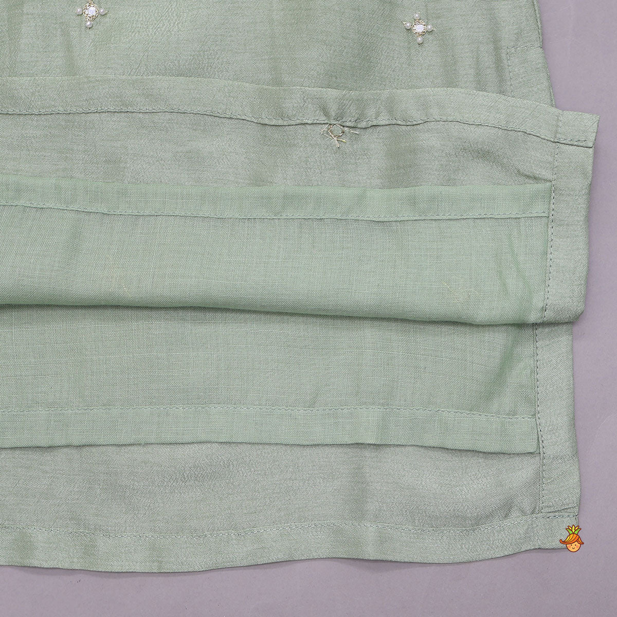Embroidered Ethnic Kurta And Pyjama