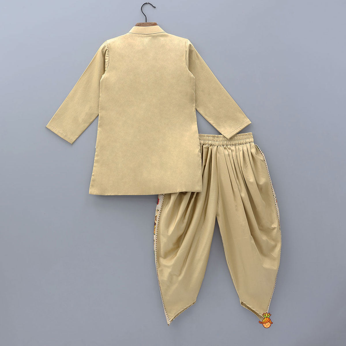 Traditional Patch Work Kurta And Dhoti Pant