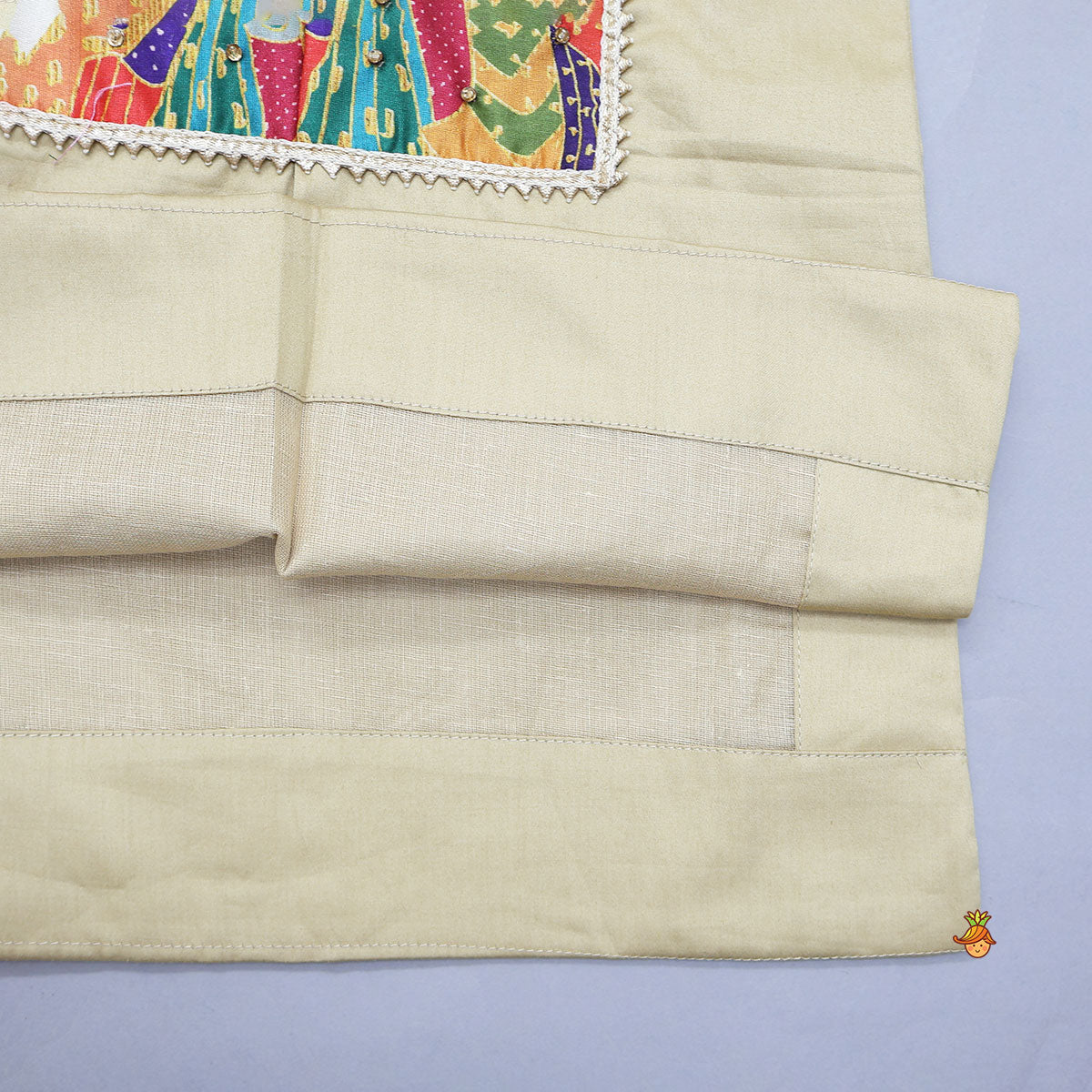 Traditional Patch Work Kurta And Dhoti Pant