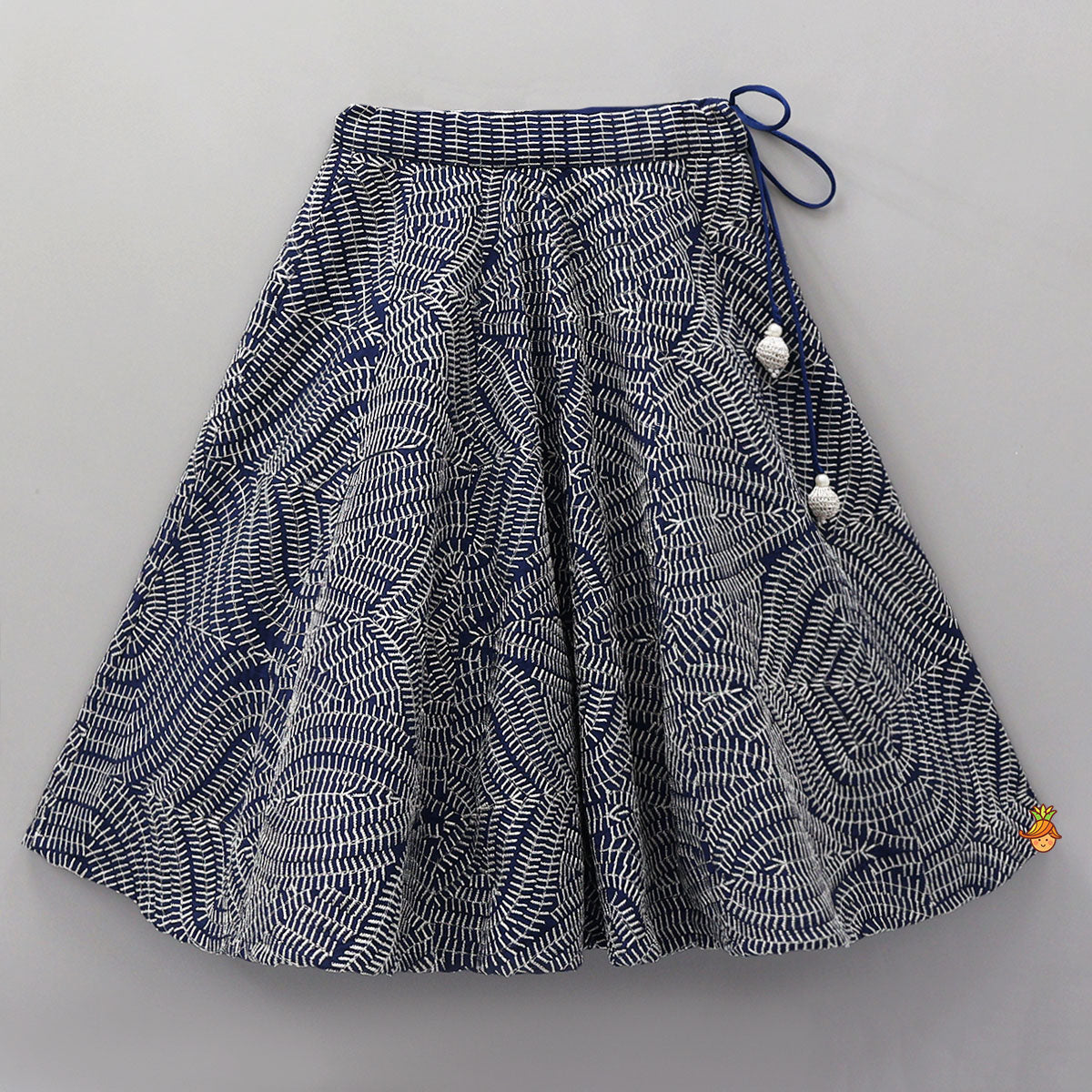 Lovely Pleated Crop Top And Heavy Embroidered Lehenga