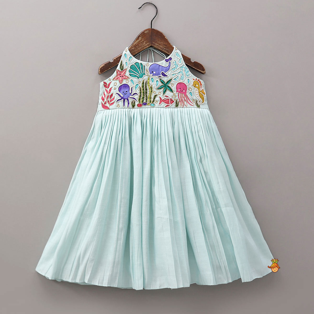 Hand-Painted And Hand-Embroidered Kurti