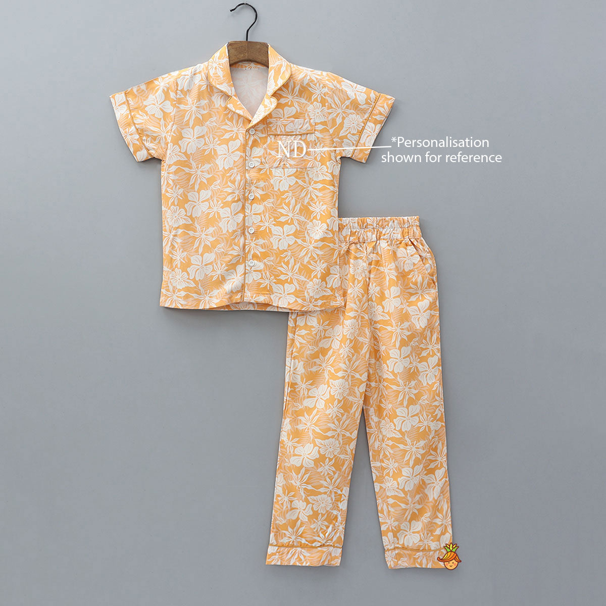 Floral Print Bamboo Fabric Sleepwear Set