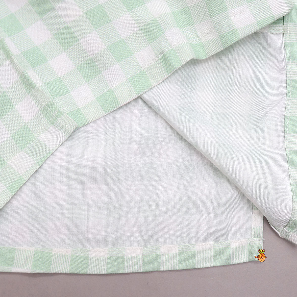 Checkered Print Bamboo Fabric Sleepwear Set